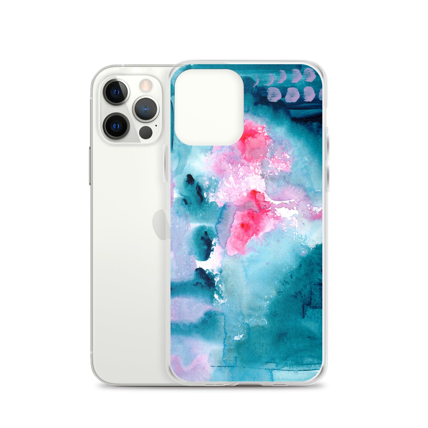 Magical Blue I Clear Case for iPhone® - Aquamarine Design - Artistic Gifts for Women - Art by Artist Tania Herrera from Aquamarine Design Studio