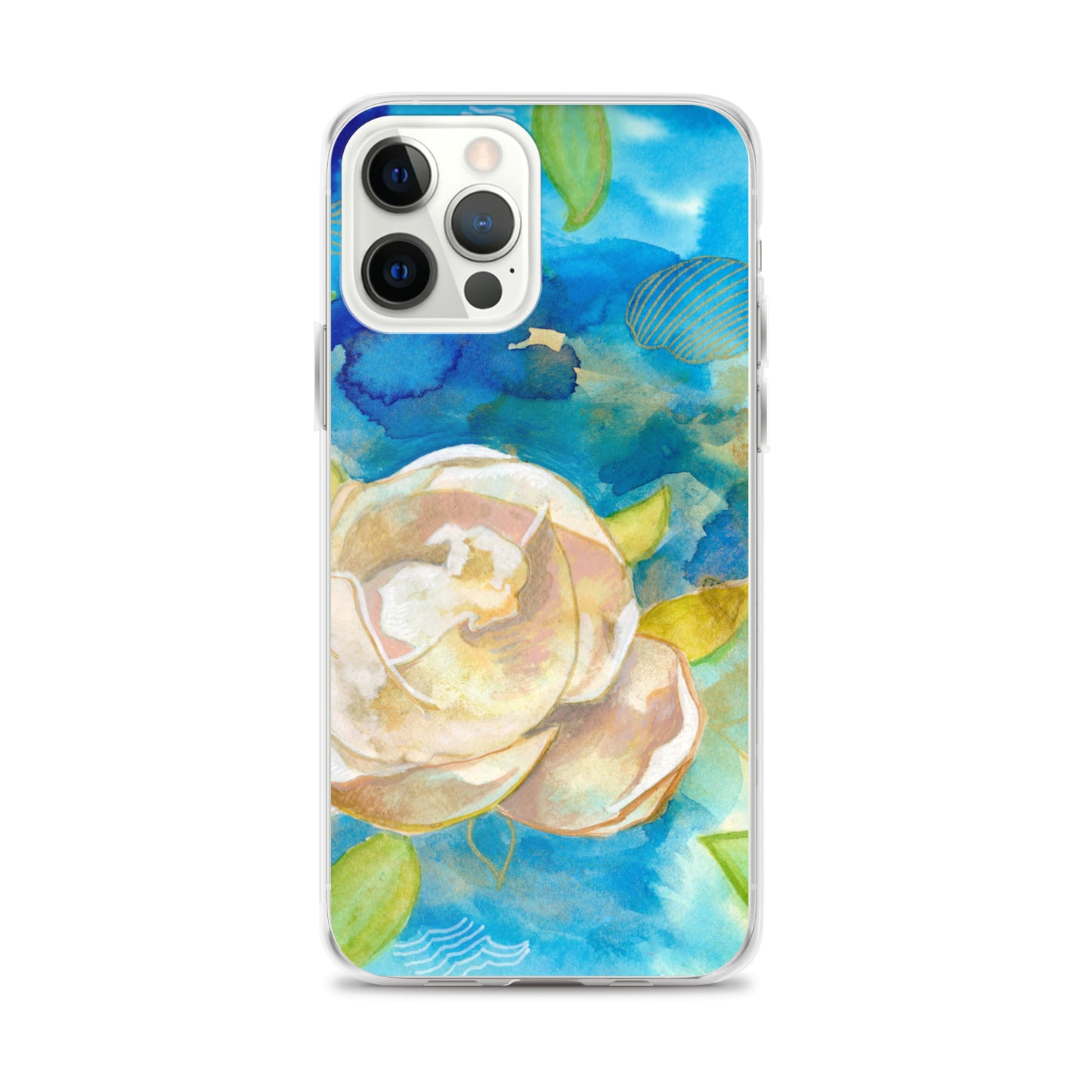 Clear Case for iPhone® - Aquamarine Design - Artistic Gifts for Women - Art by Artist Tania Herrera from Aquamarine Design Studio
