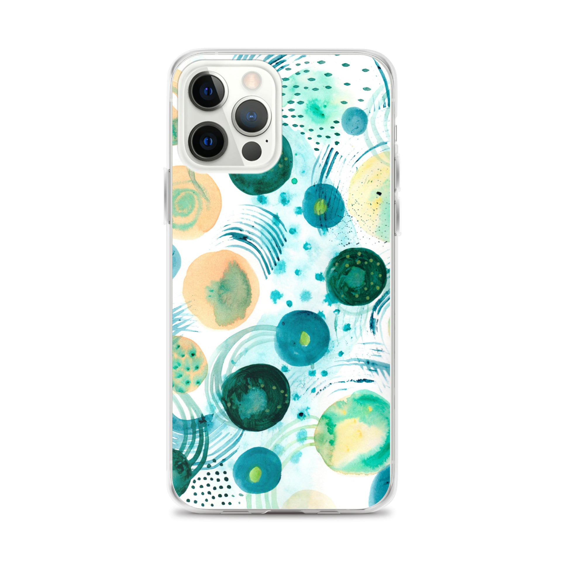 Geometrical Design Clear Case for iPhone® - Aquamarine Design - Artistic Gifts for Women - Art by Artist Tania Herrera from Aquamarine Design Studio