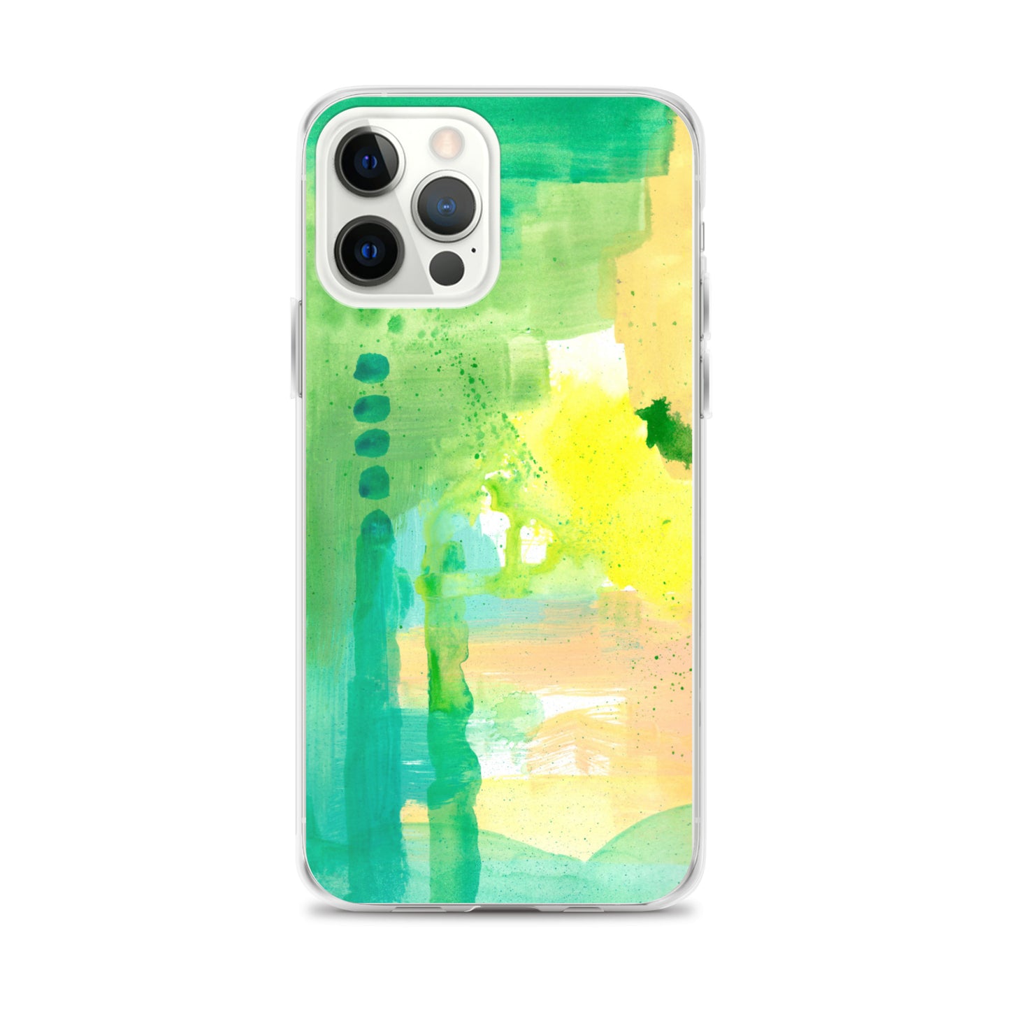 Aqua Abstract Design II Clear Case for iPhone® - Aquamarine Design - Artistic Gifts for Women - Art by Artist Tania Herrera from Aquamarine Design Studio