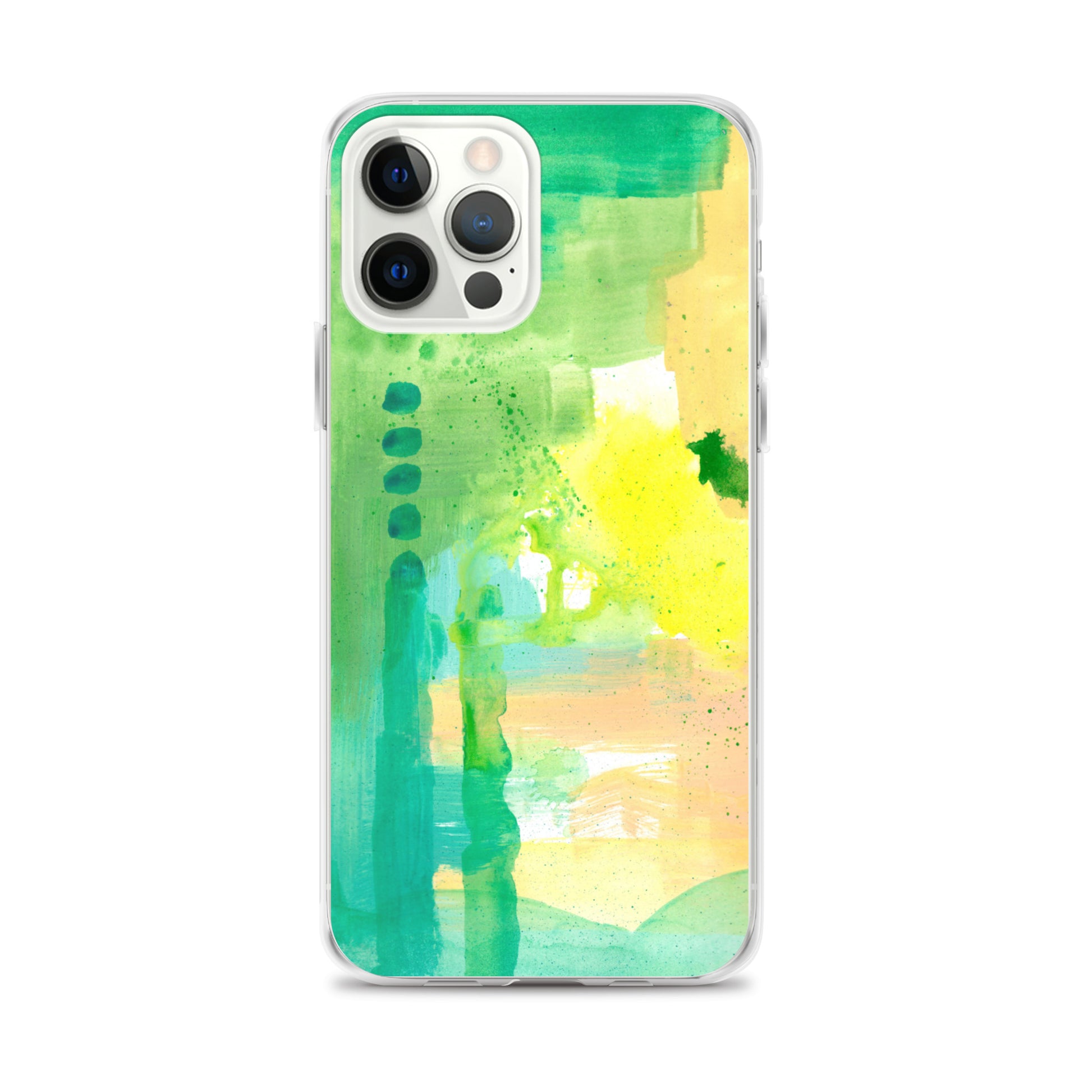 Aqua Abstract Design II Clear Case for iPhone® - Aquamarine Design - Artistic Gifts for Women - Art by Artist Tania Herrera from Aquamarine Design Studio
