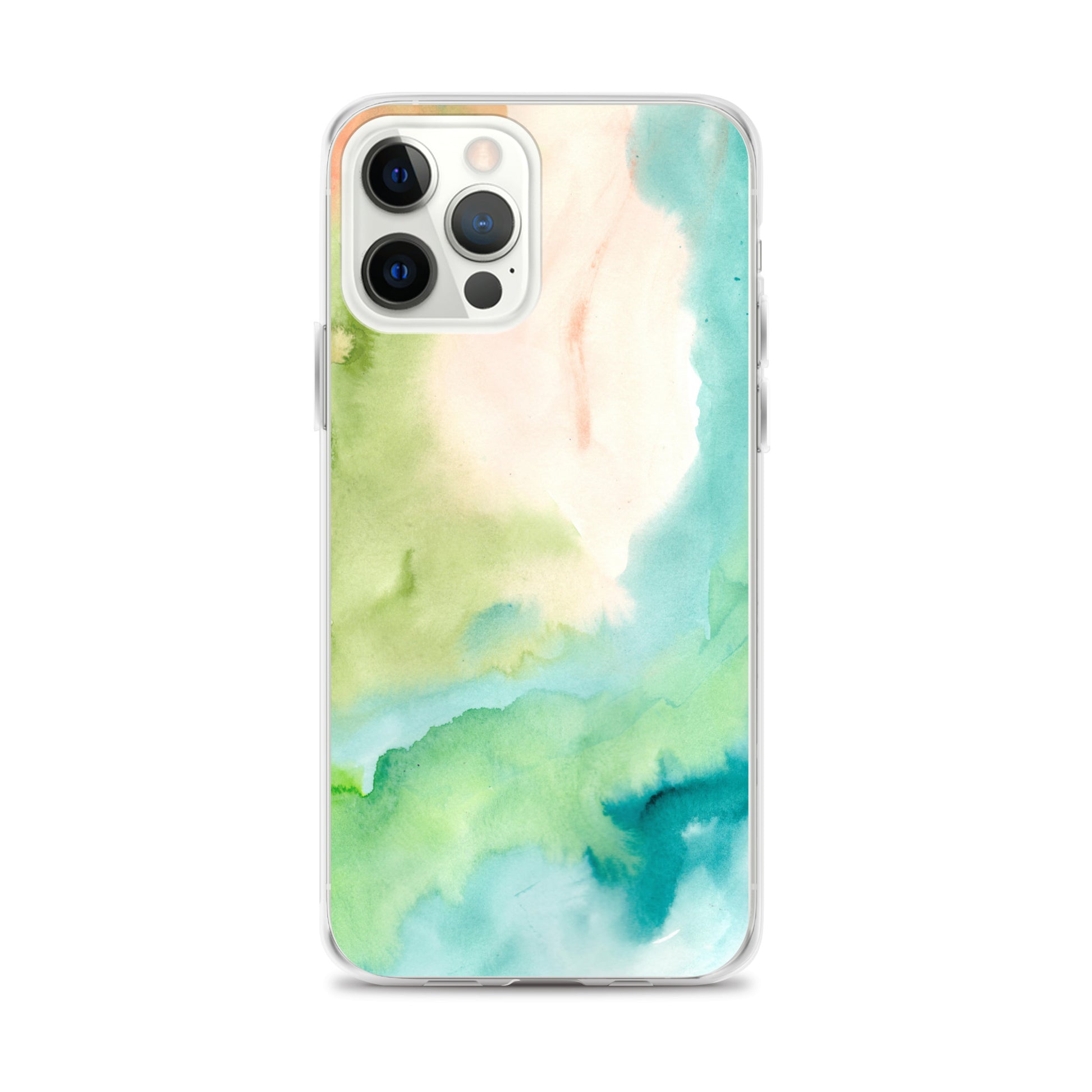 Soft Green Clear Case for iPhone® - Aquamarine Design - Artistic Gifts for Women - Art by Artist Tania Herrera from Aquamarine Design Studio