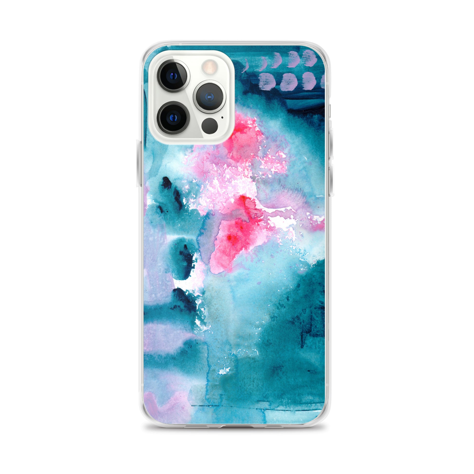 Magical Blue I Clear Case for iPhone® - Aquamarine Design - Artistic Gifts for Women - Art by Artist Tania Herrera from Aquamarine Design Studio