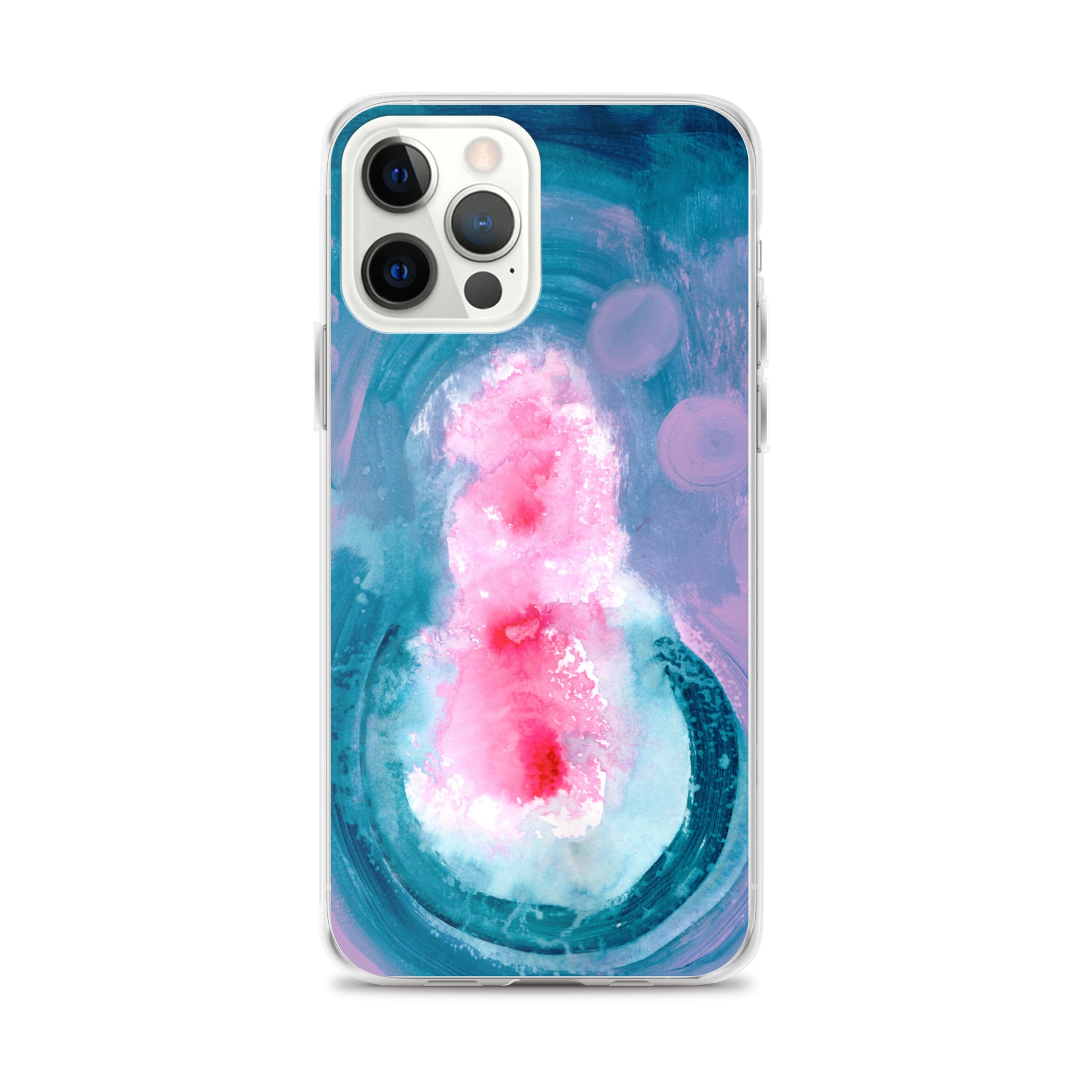 Magical Blue II Clear Case for iPhone® - Aquamarine Design - Artistic Gifts for Women - Art by Artist Tania Herrera from Aquamarine Design Studio