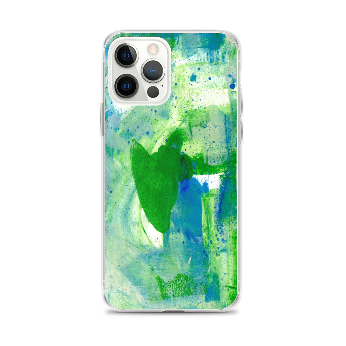 Green Mist Clear Case for iPhone® - Aquamarine Design - Artistic Gifts for Women - Art by Artist Tania Herrera from Aquamarine Design Studio