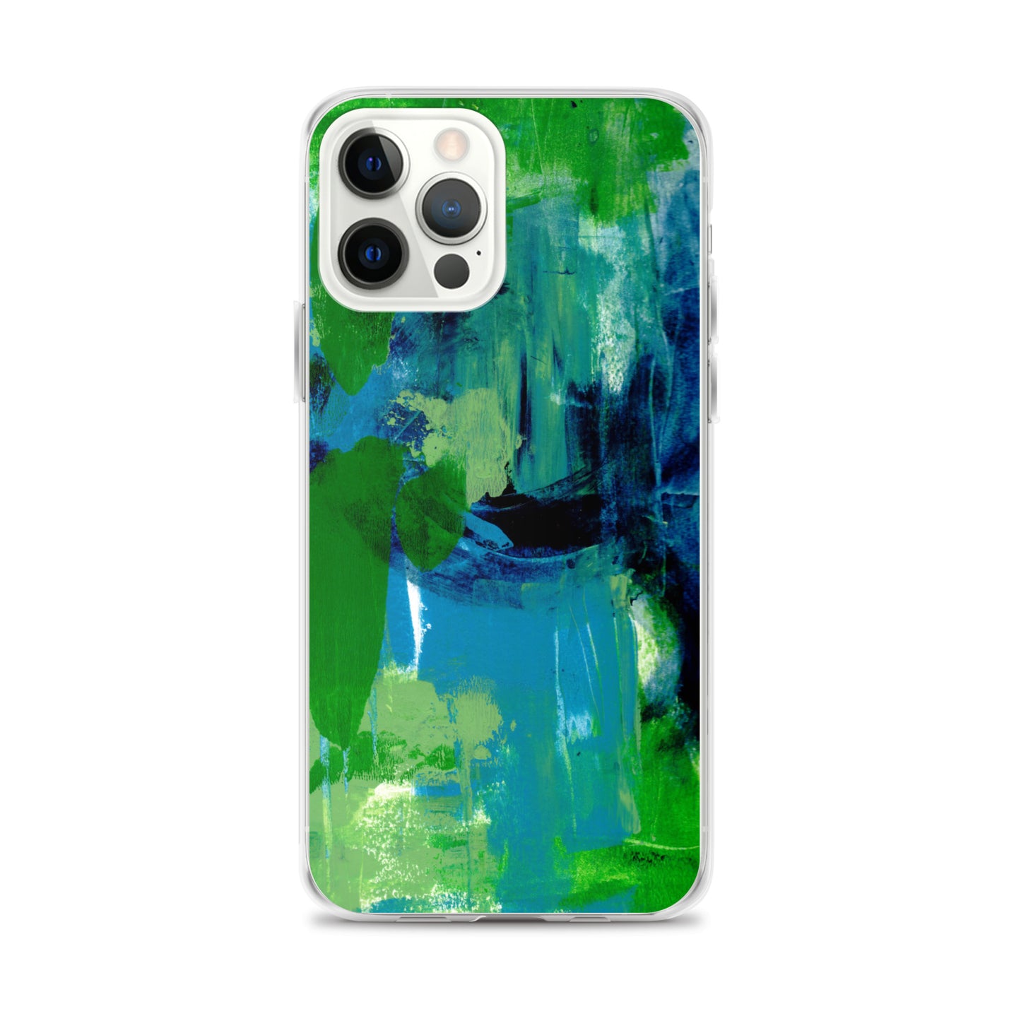 Cool Colors Clear Case for iPhone® - Aquamarine Design - Artistic Gifts for Women - Art by Artist Tania Herrera from Aquamarine Design Studio
