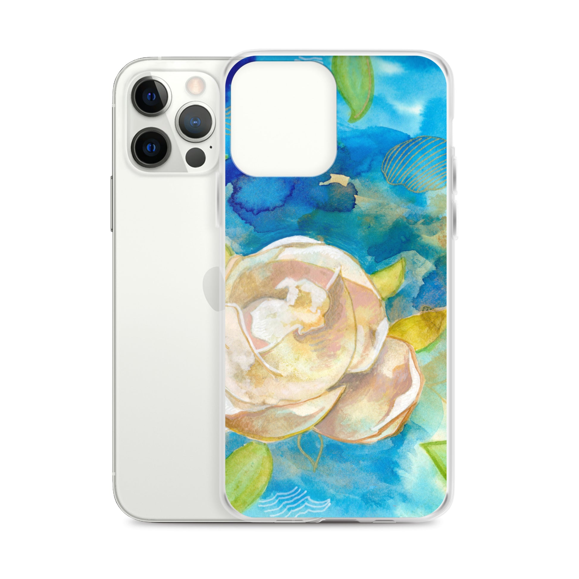 Clear Case for iPhone® - Aquamarine Design - Artistic Gifts for Women - Art by Artist Tania Herrera from Aquamarine Design Studio