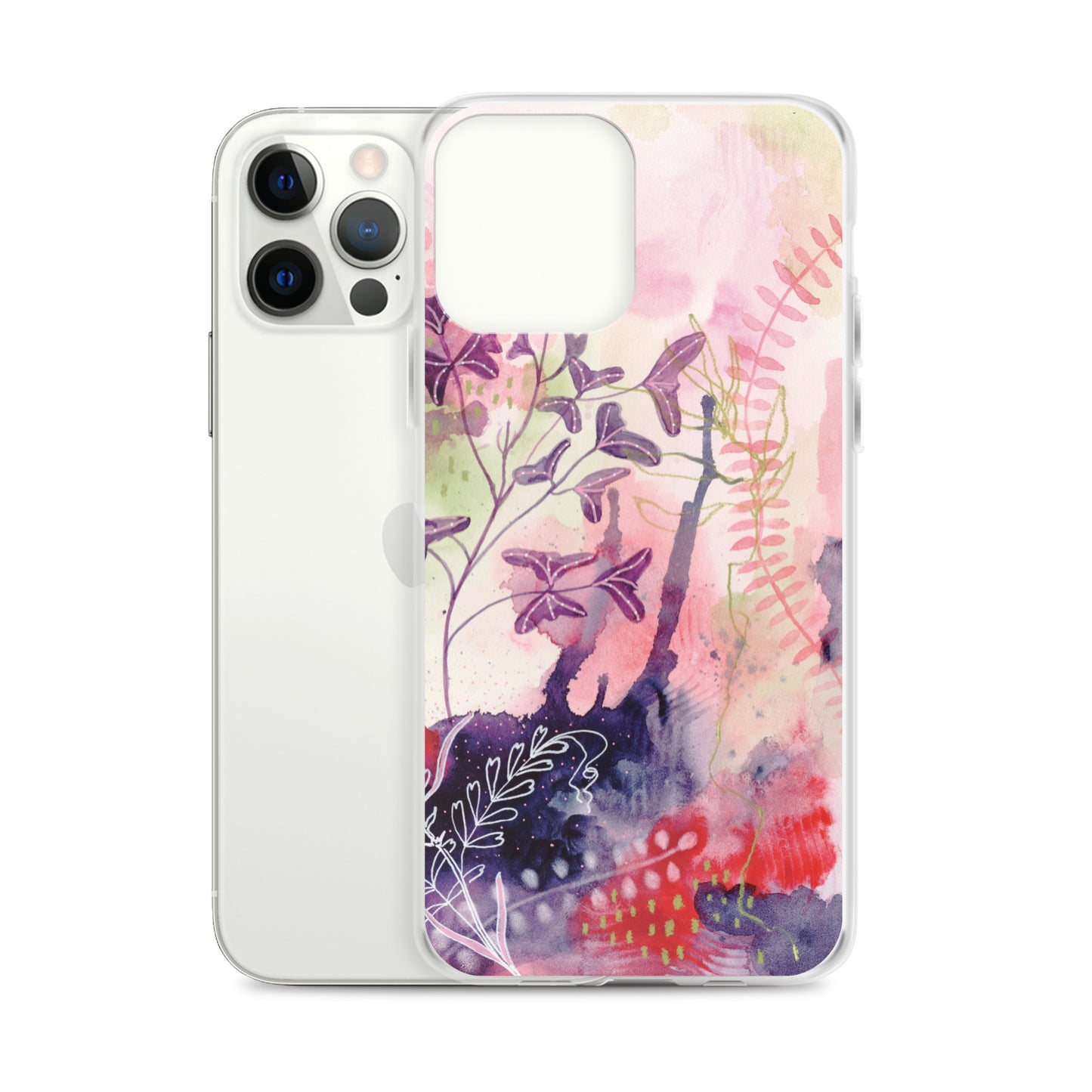 Playful Clear Case for iPhone® - Aquamarine Design - Artistic Gifts for Women - Art by Artist Tania Herrera from Aquamarine Design Studio