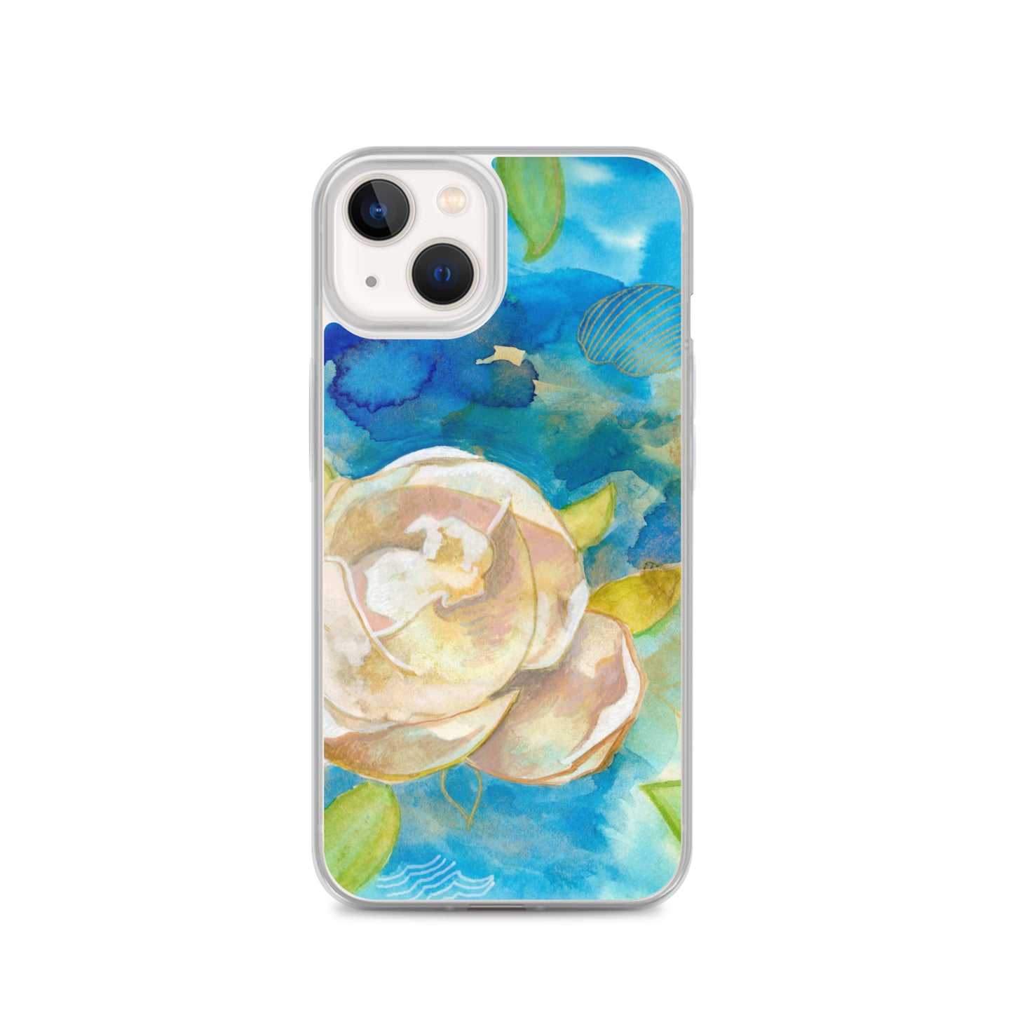 Clear Case for iPhone® - Aquamarine Design - Artistic Gifts for Women - Art by Artist Tania Herrera from Aquamarine Design Studio