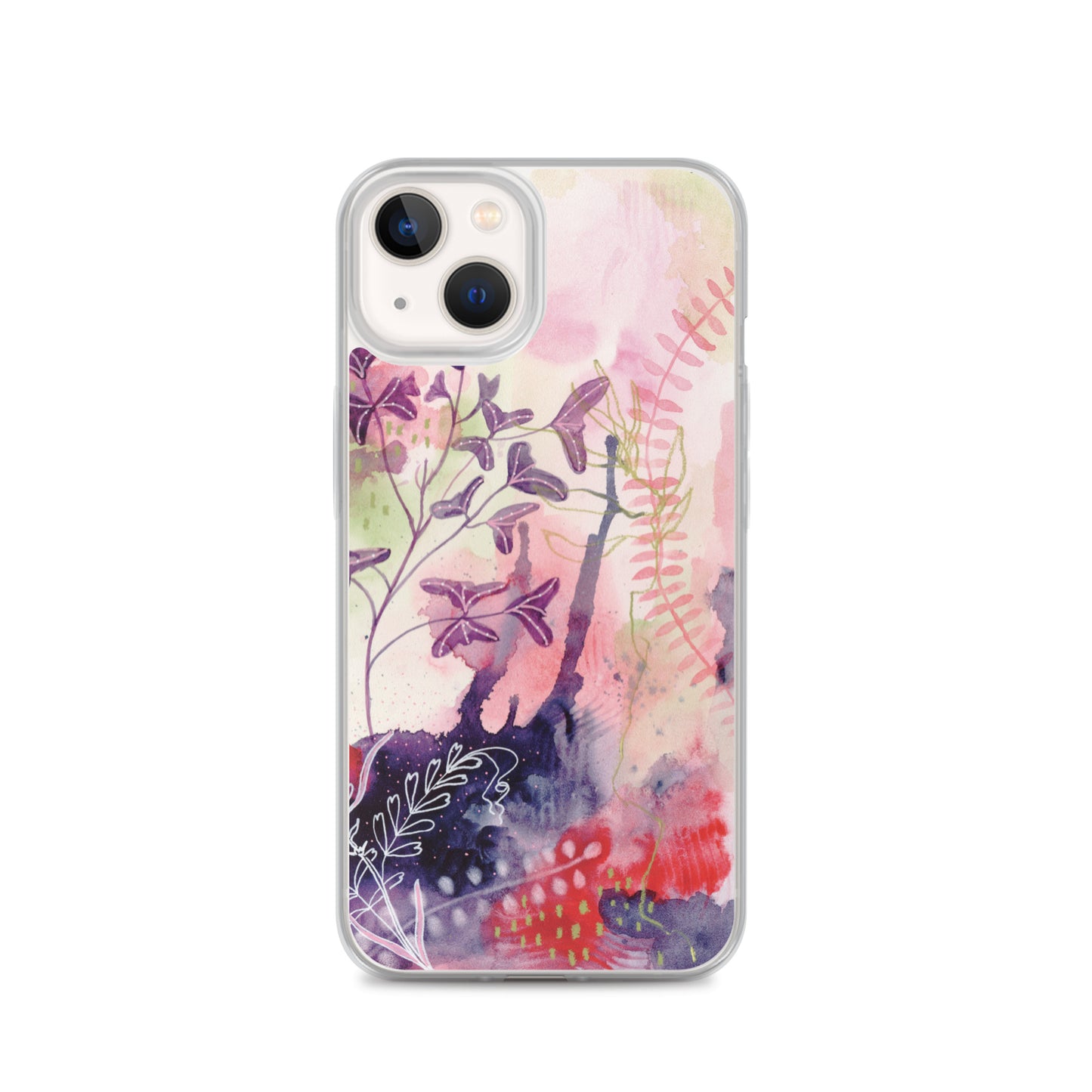 Playful Clear Case for iPhone® - Aquamarine Design - Artistic Gifts for Women - Art by Artist Tania Herrera from Aquamarine Design Studio