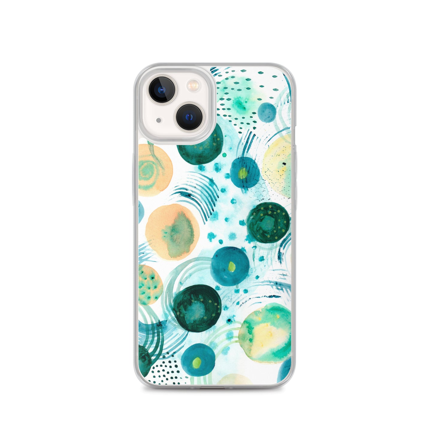 Geometrical Design Clear Case for iPhone® - Aquamarine Design - Artistic Gifts for Women - Art by Artist Tania Herrera from Aquamarine Design Studio