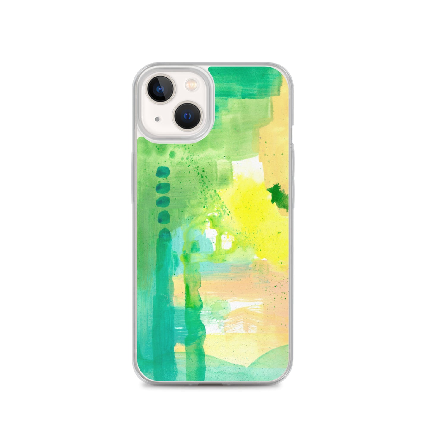 Aqua Abstract Design II Clear Case for iPhone® - Aquamarine Design - Artistic Gifts for Women - Art by Artist Tania Herrera from Aquamarine Design Studio