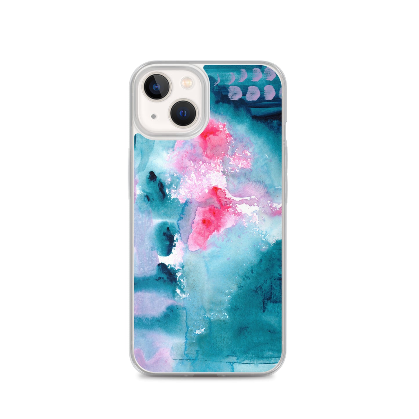Magical Blue I Clear Case for iPhone® - Aquamarine Design - Artistic Gifts for Women - Art by Artist Tania Herrera from Aquamarine Design Studio