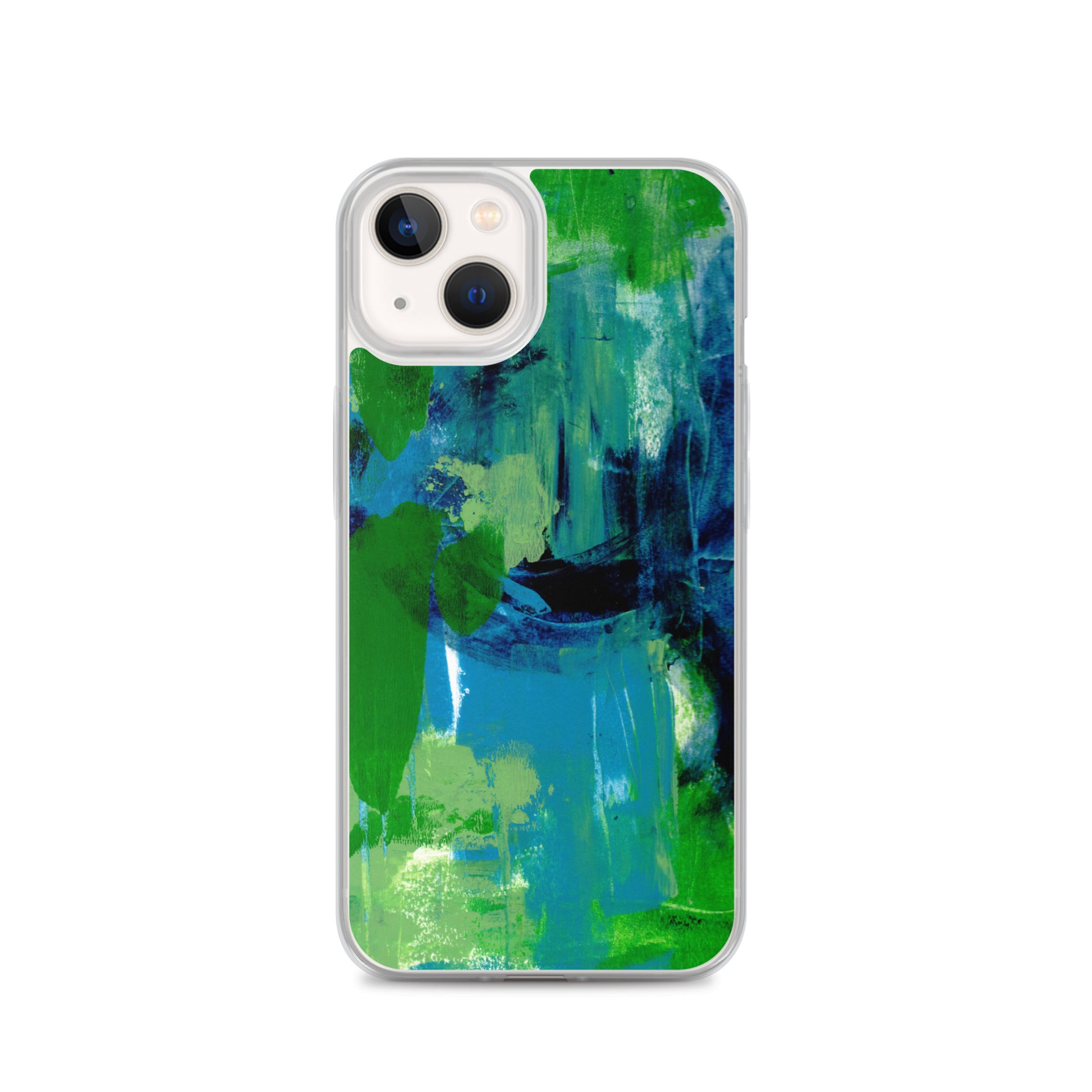 Cool Colors Clear Case for iPhone® - Aquamarine Design - Artistic Gifts for Women - Art by Artist Tania Herrera from Aquamarine Design Studio