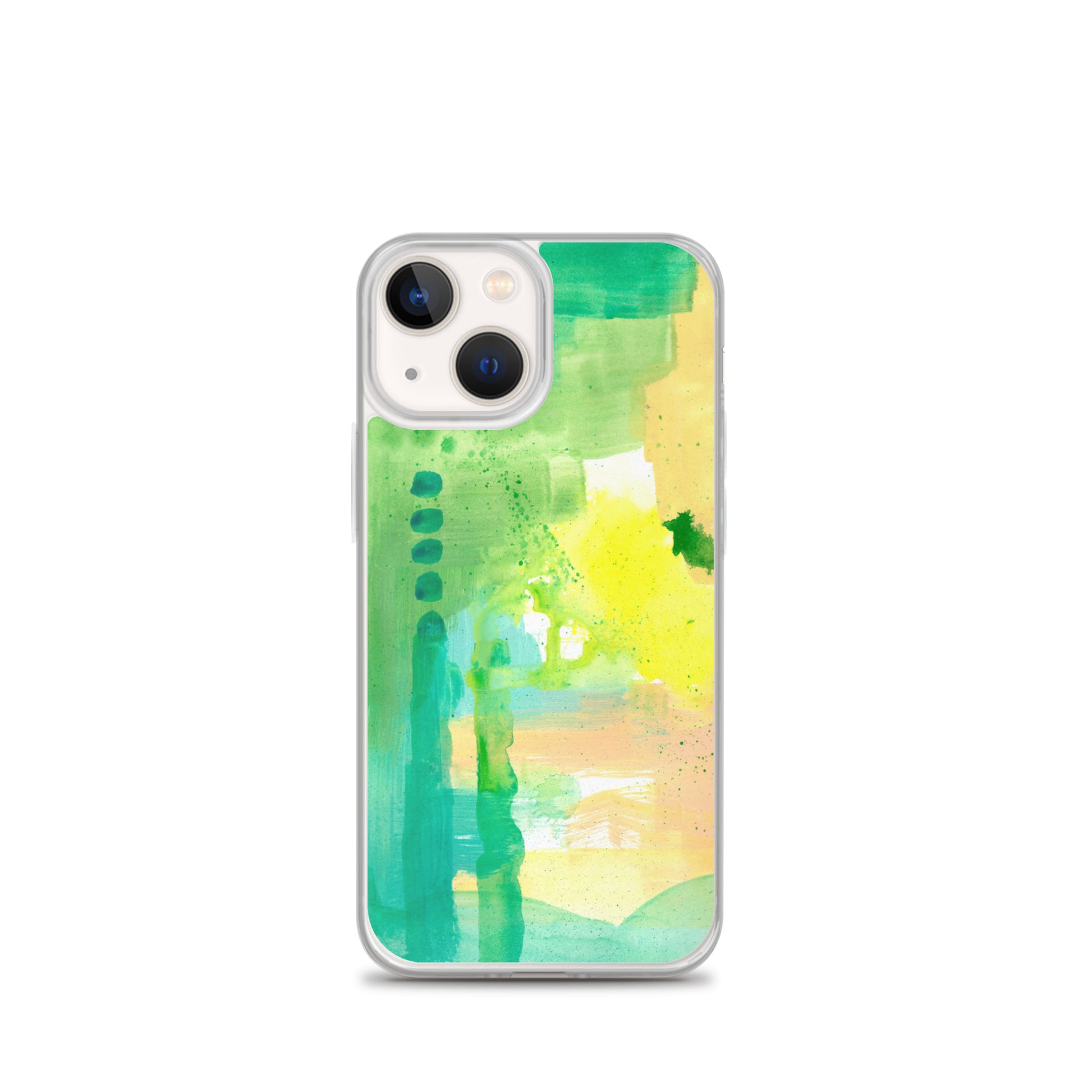 Aqua Abstract Design II Clear Case for iPhone® - Aquamarine Design - Artistic Gifts for Women - Art by Artist Tania Herrera from Aquamarine Design Studio
