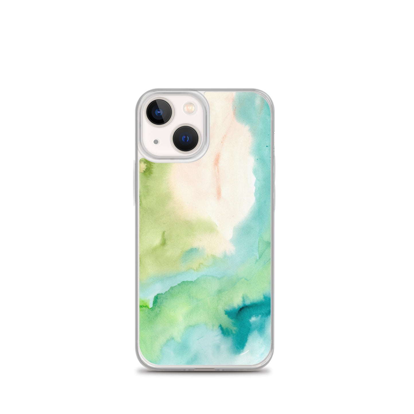 Soft Green Clear Case for iPhone® - Aquamarine Design - Artistic Gifts for Women - Art by Artist Tania Herrera from Aquamarine Design Studio