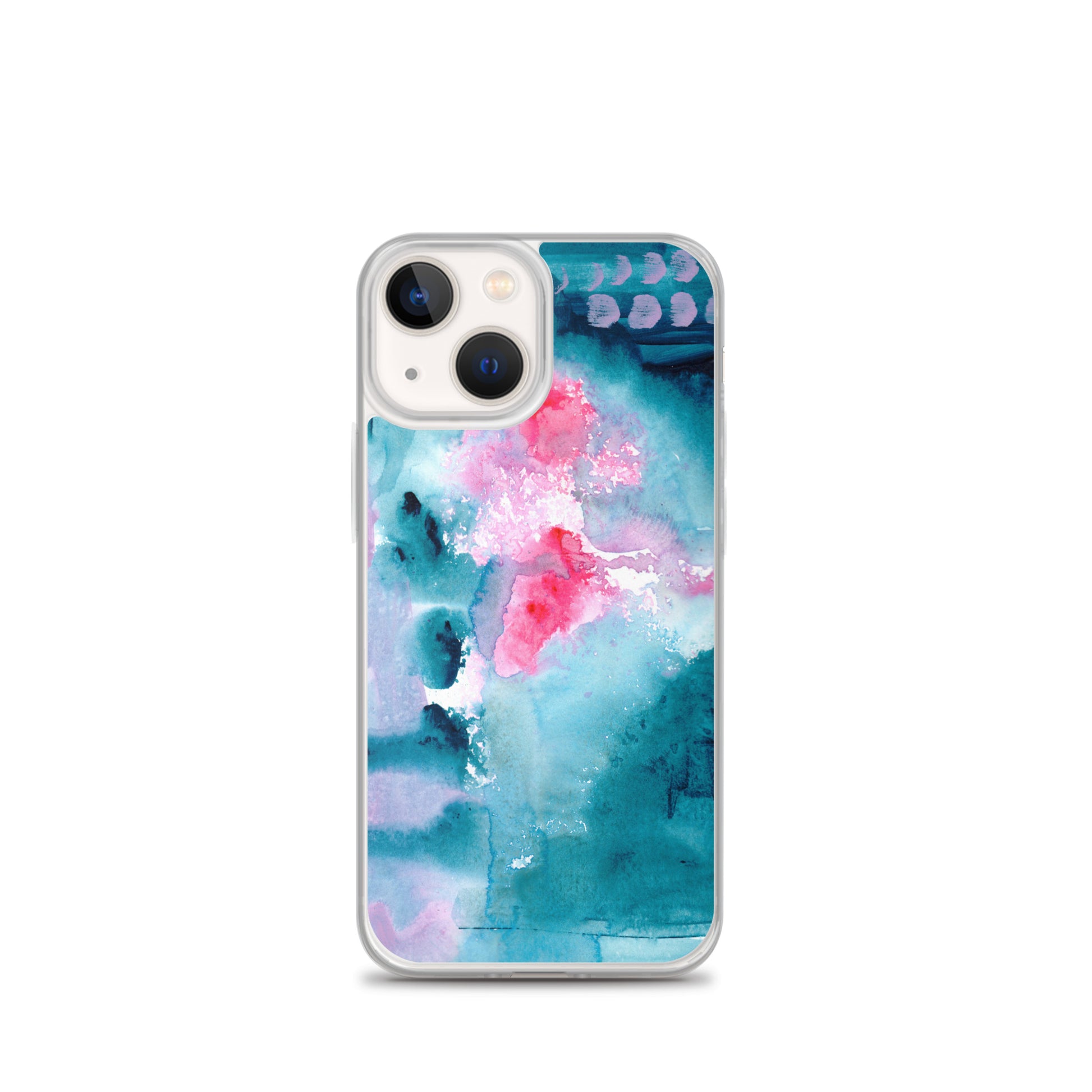 Magical Blue I Clear Case for iPhone® - Aquamarine Design - Artistic Gifts for Women - Art by Artist Tania Herrera from Aquamarine Design Studio