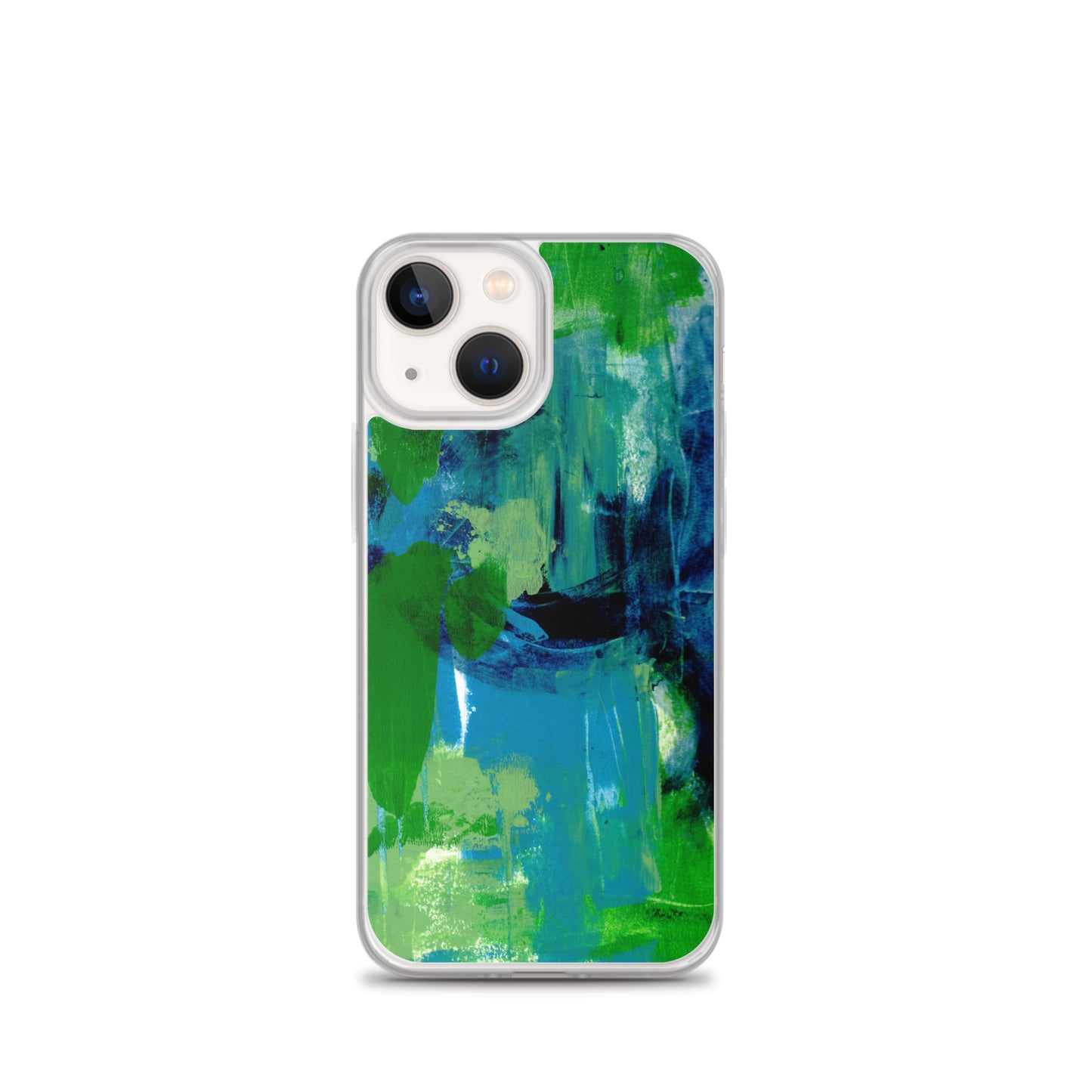 Cool Colors Clear Case for iPhone® - Aquamarine Design - Artistic Gifts for Women - Art by Artist Tania Herrera from Aquamarine Design Studio