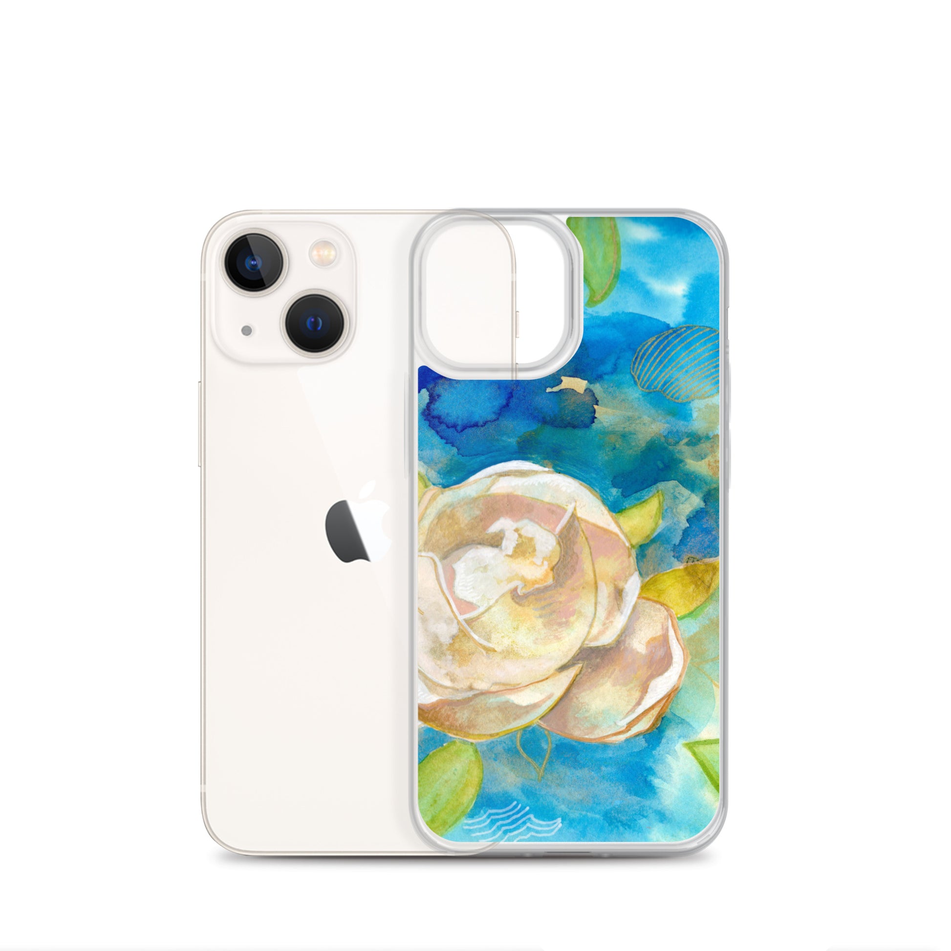 Clear Case for iPhone® - Aquamarine Design - Artistic Gifts for Women - Art by Artist Tania Herrera from Aquamarine Design Studio