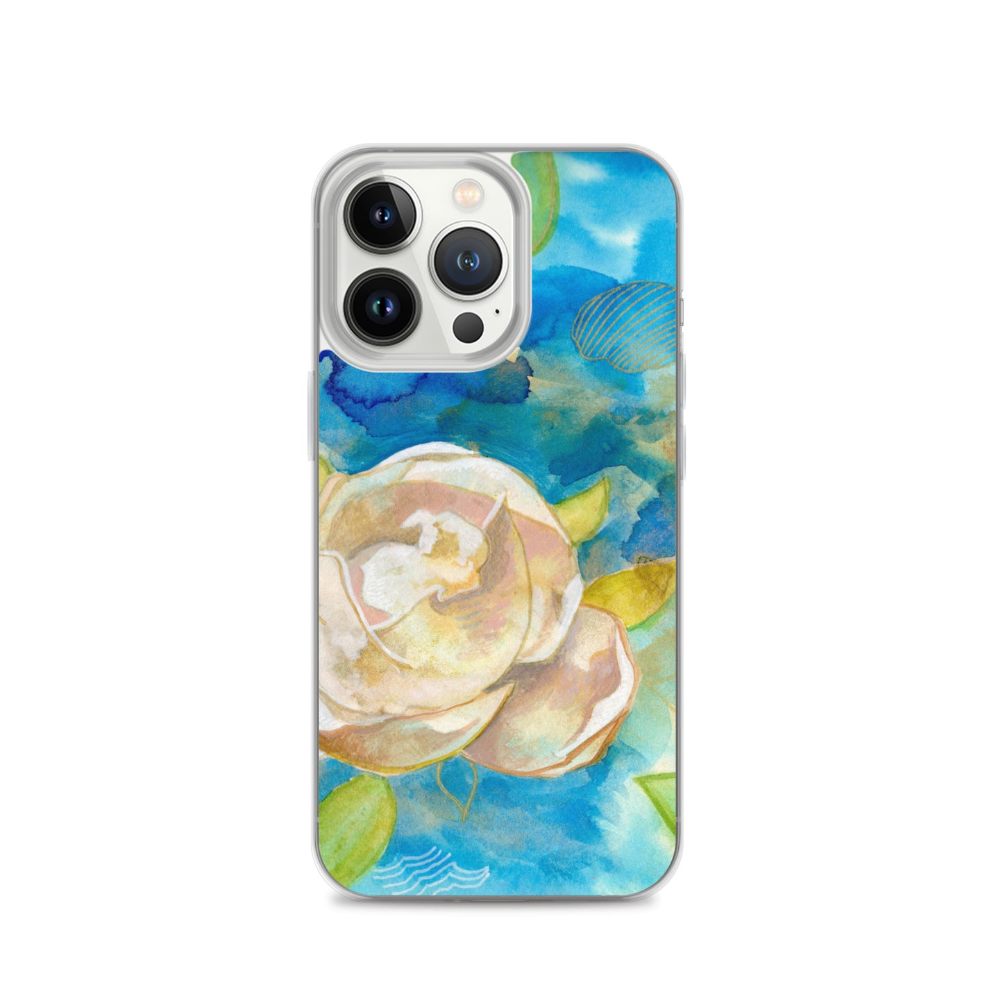 Clear Case for iPhone® - Aquamarine Design - Artistic Gifts for Women - Art by Artist Tania Herrera from Aquamarine Design Studio
