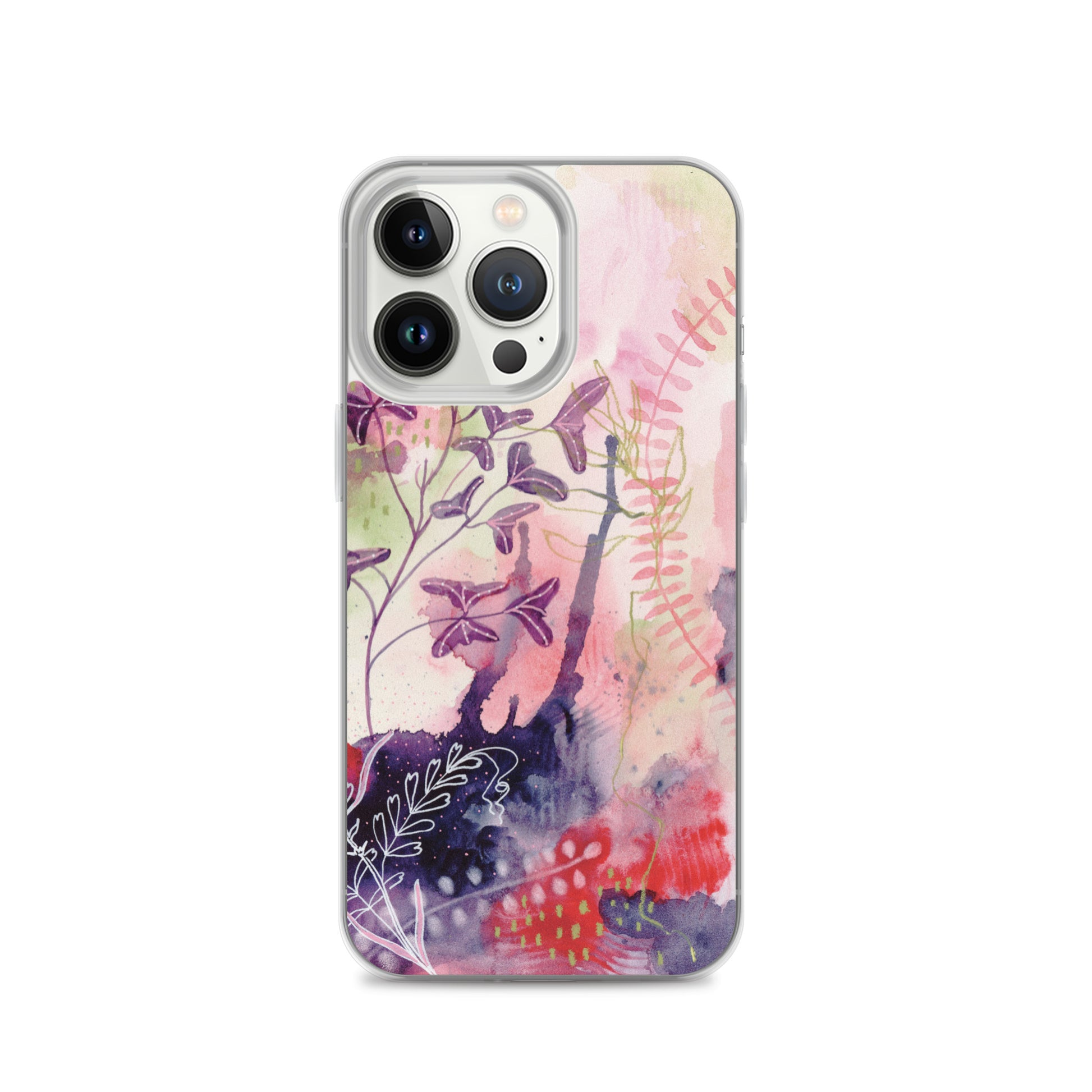 Playful Clear Case for iPhone® - Aquamarine Design - Artistic Gifts for Women - Art by Artist Tania Herrera from Aquamarine Design Studio
