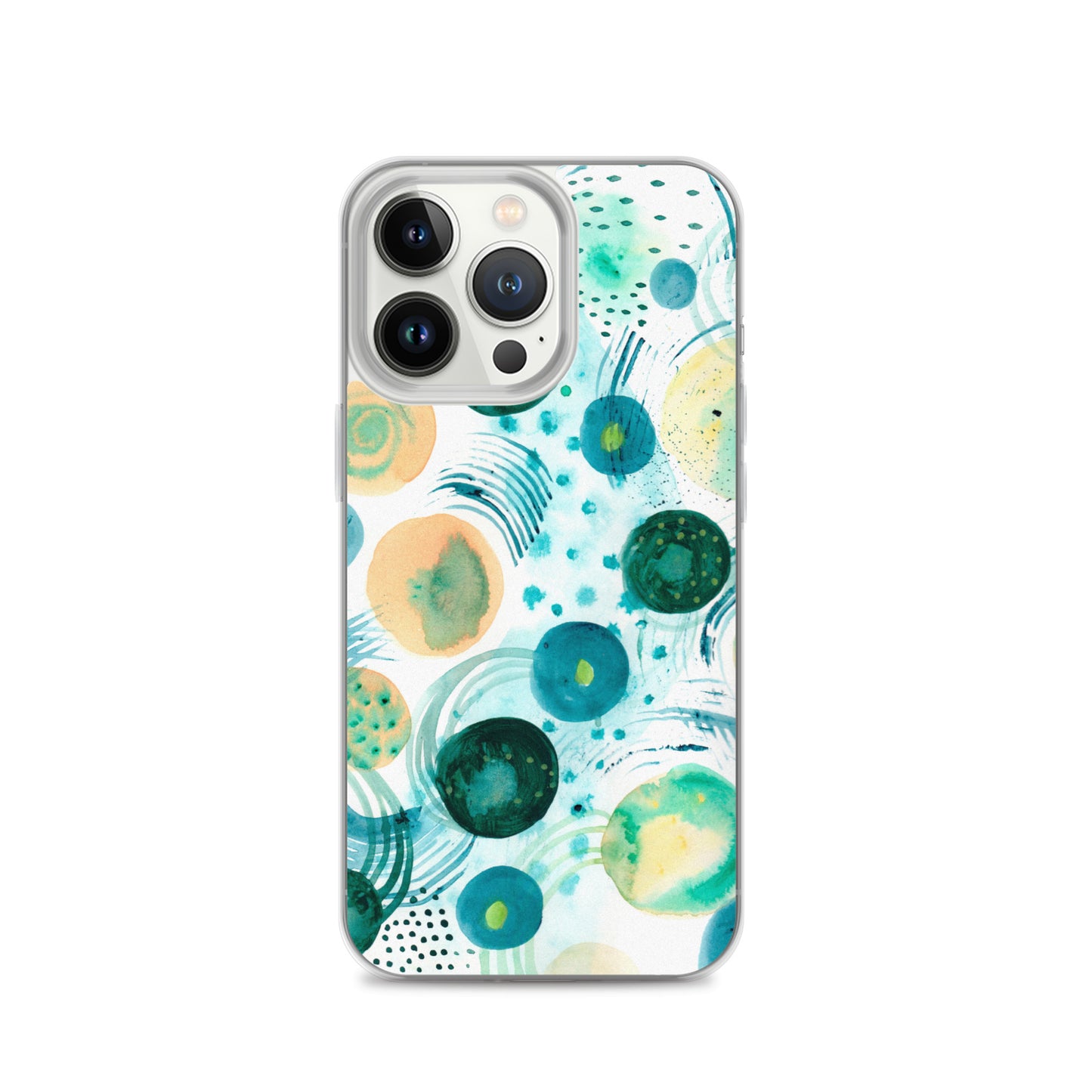 Geometrical Design Clear Case for iPhone® - Aquamarine Design - Artistic Gifts for Women - Art by Artist Tania Herrera from Aquamarine Design Studio