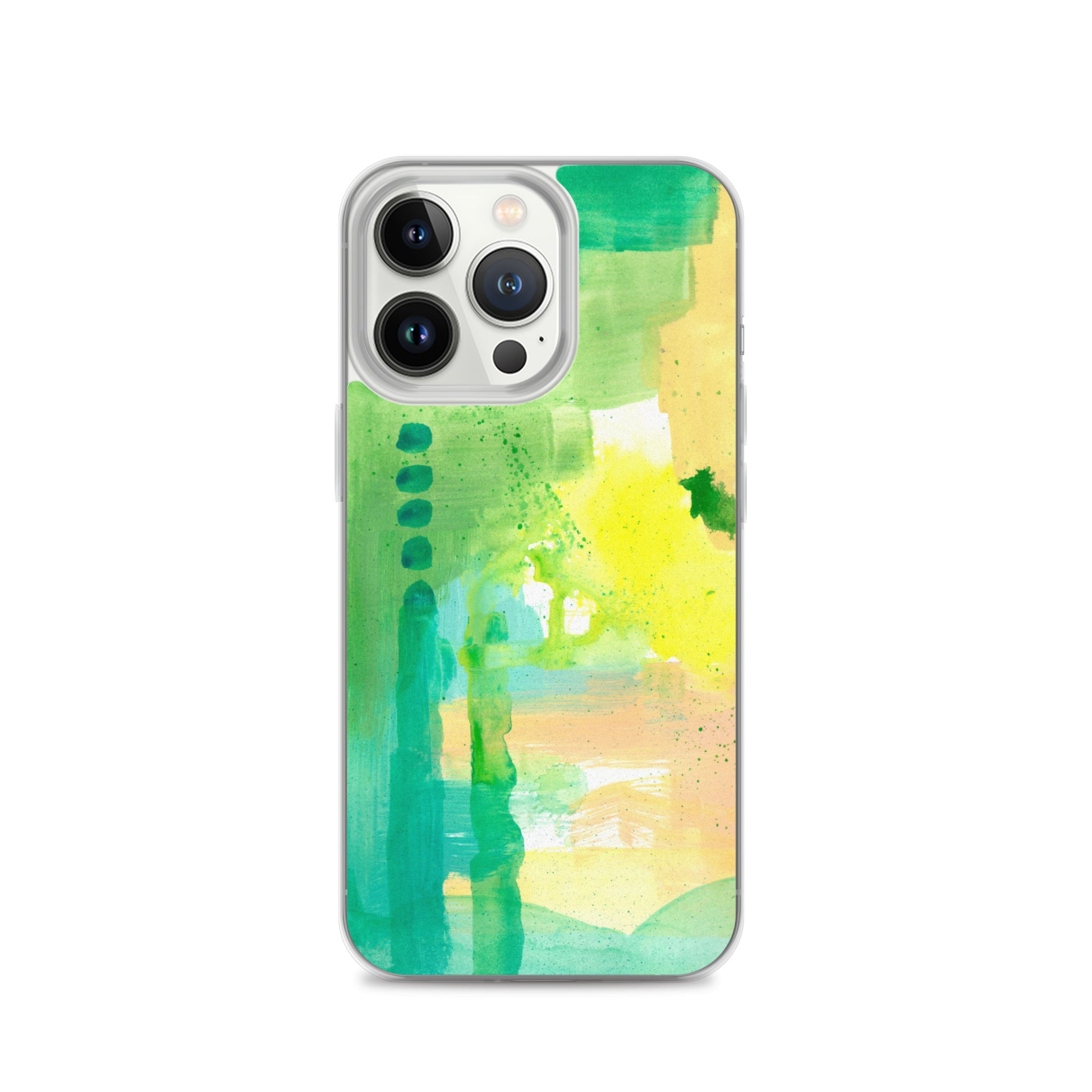 Aqua Abstract Design II Clear Case for iPhone® - Aquamarine Design - Artistic Gifts for Women - Art by Artist Tania Herrera from Aquamarine Design Studio