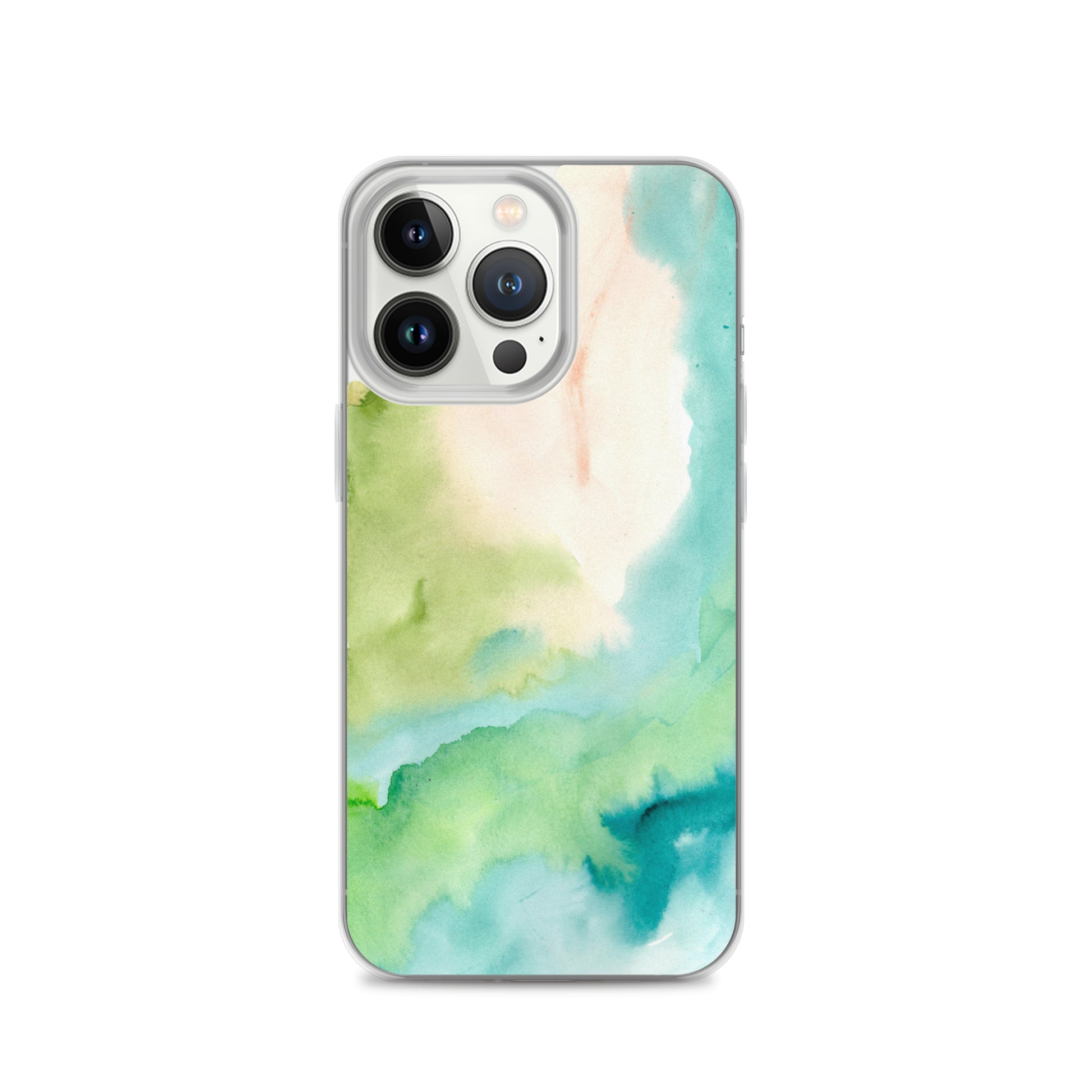 Soft Green Clear Case for iPhone® - Aquamarine Design - Artistic Gifts for Women - Art by Artist Tania Herrera from Aquamarine Design Studio