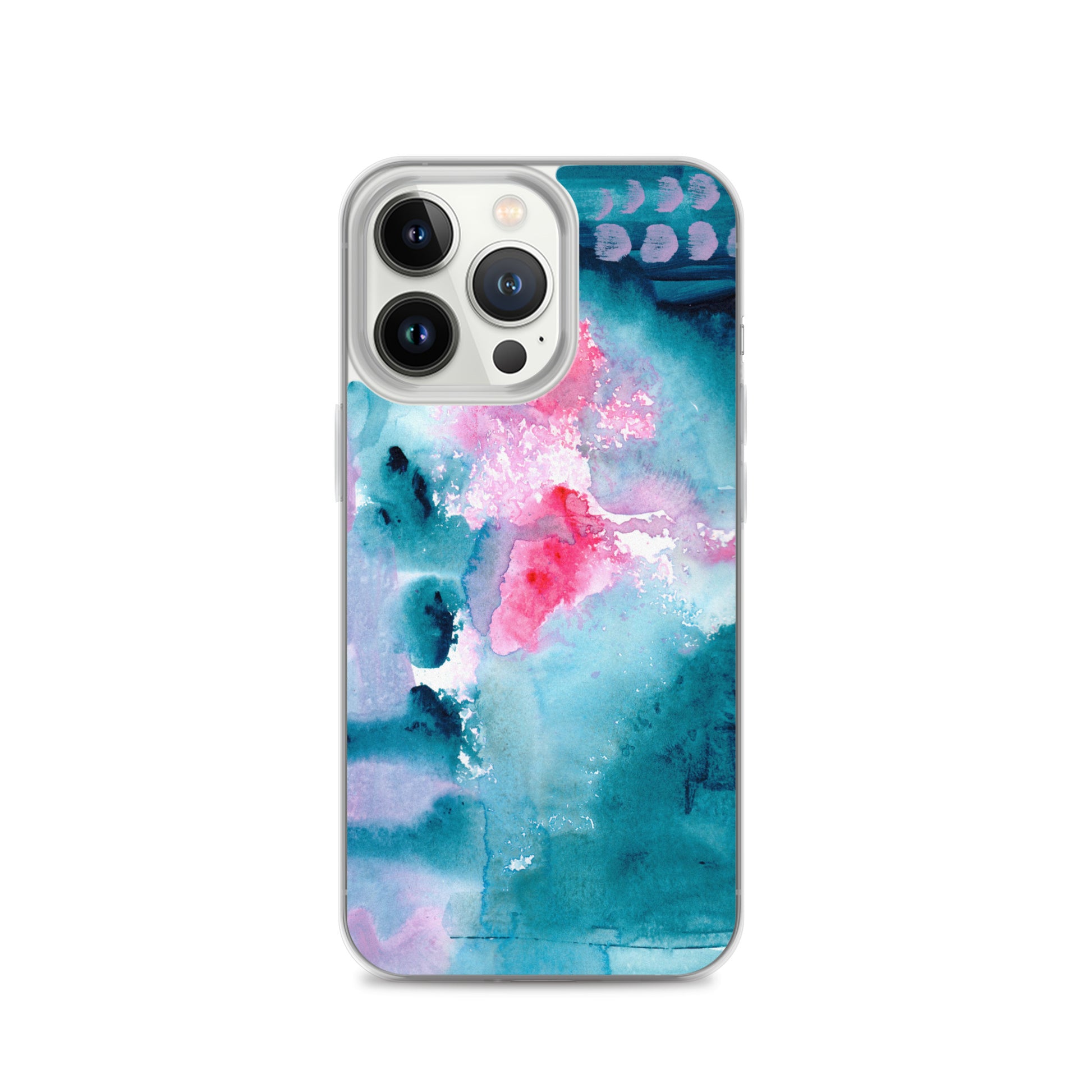 Magical Blue I Clear Case for iPhone® - Aquamarine Design - Artistic Gifts for Women - Art by Artist Tania Herrera from Aquamarine Design Studio