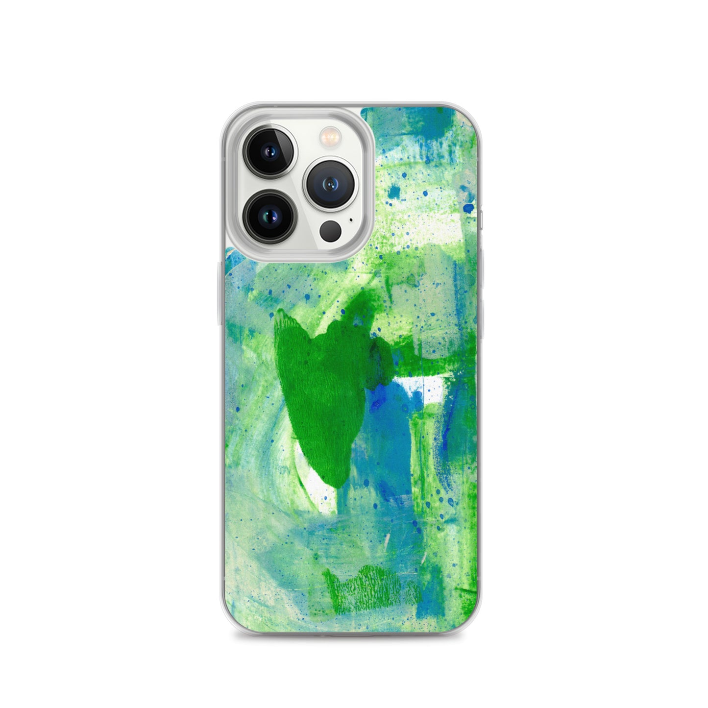 Green Mist Clear Case for iPhone® - Aquamarine Design - Artistic Gifts for Women - Art by Artist Tania Herrera from Aquamarine Design Studio