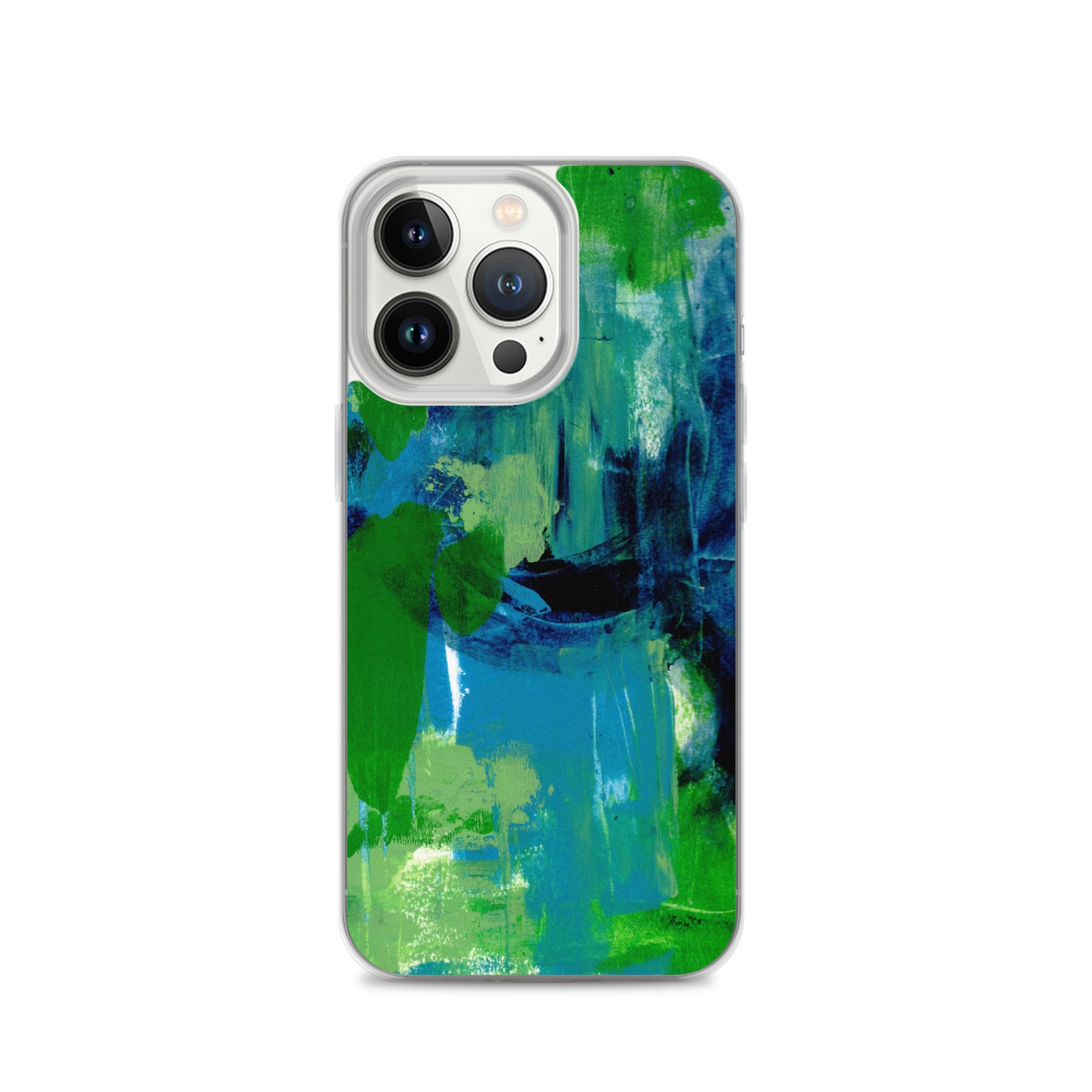 Cool Colors Clear Case for iPhone® - Aquamarine Design - Artistic Gifts for Women - Art by Artist Tania Herrera from Aquamarine Design Studio