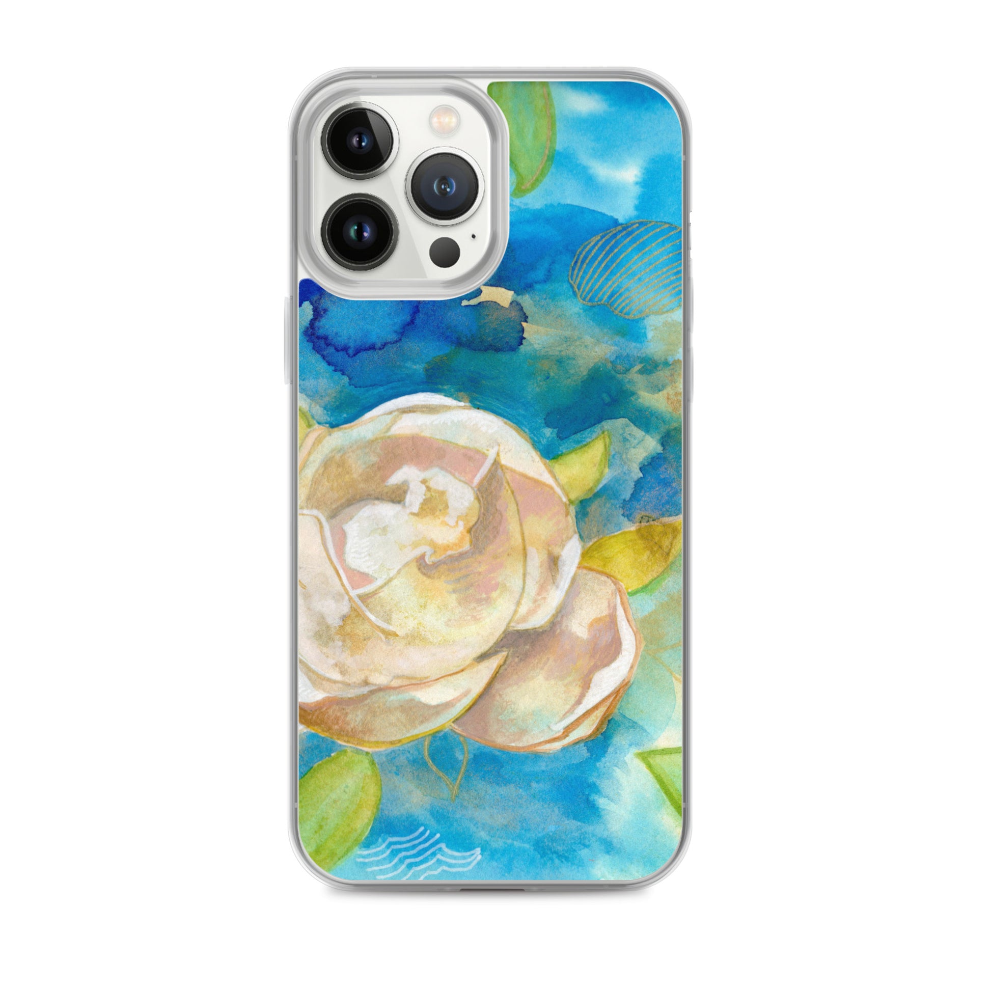 Clear Case for iPhone® - Aquamarine Design - Artistic Gifts for Women - Art by Artist Tania Herrera from Aquamarine Design Studio