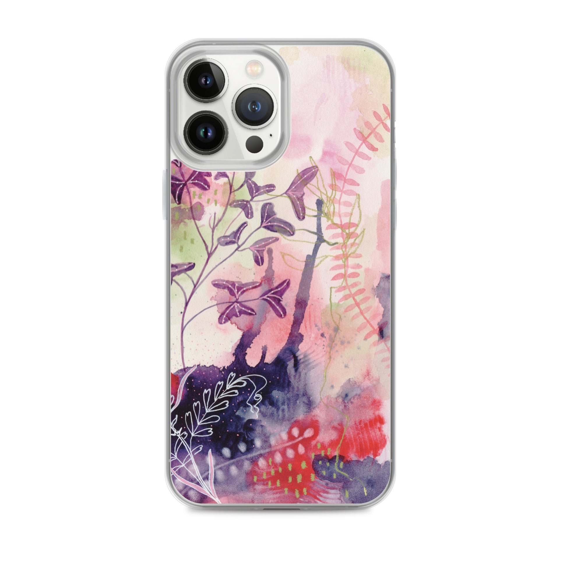 Playful Clear Case for iPhone® - Aquamarine Design - Artistic Gifts for Women - Art by Artist Tania Herrera from Aquamarine Design Studio