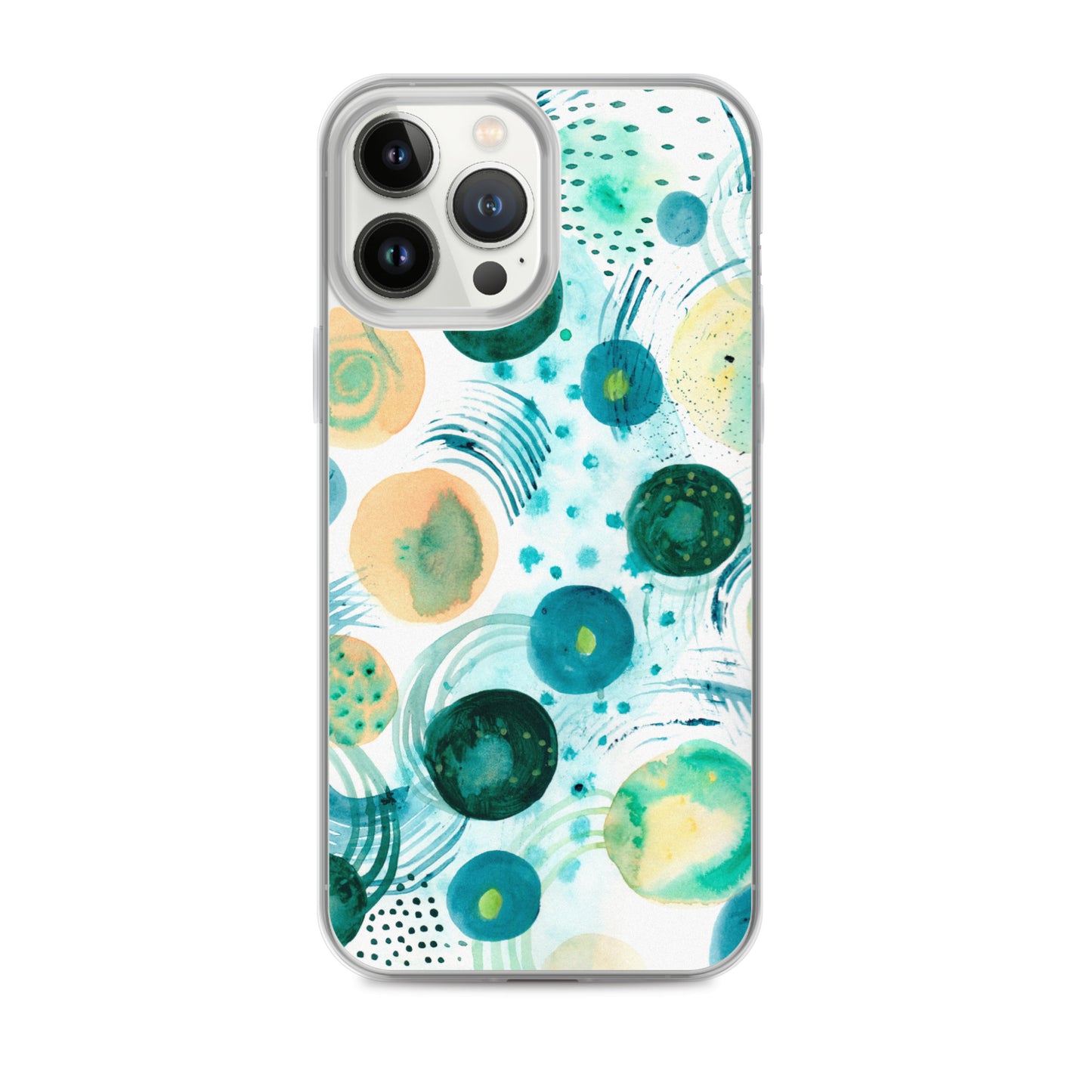 Geometrical Design Clear Case for iPhone® - Aquamarine Design - Artistic Gifts for Women - Art by Artist Tania Herrera from Aquamarine Design Studio