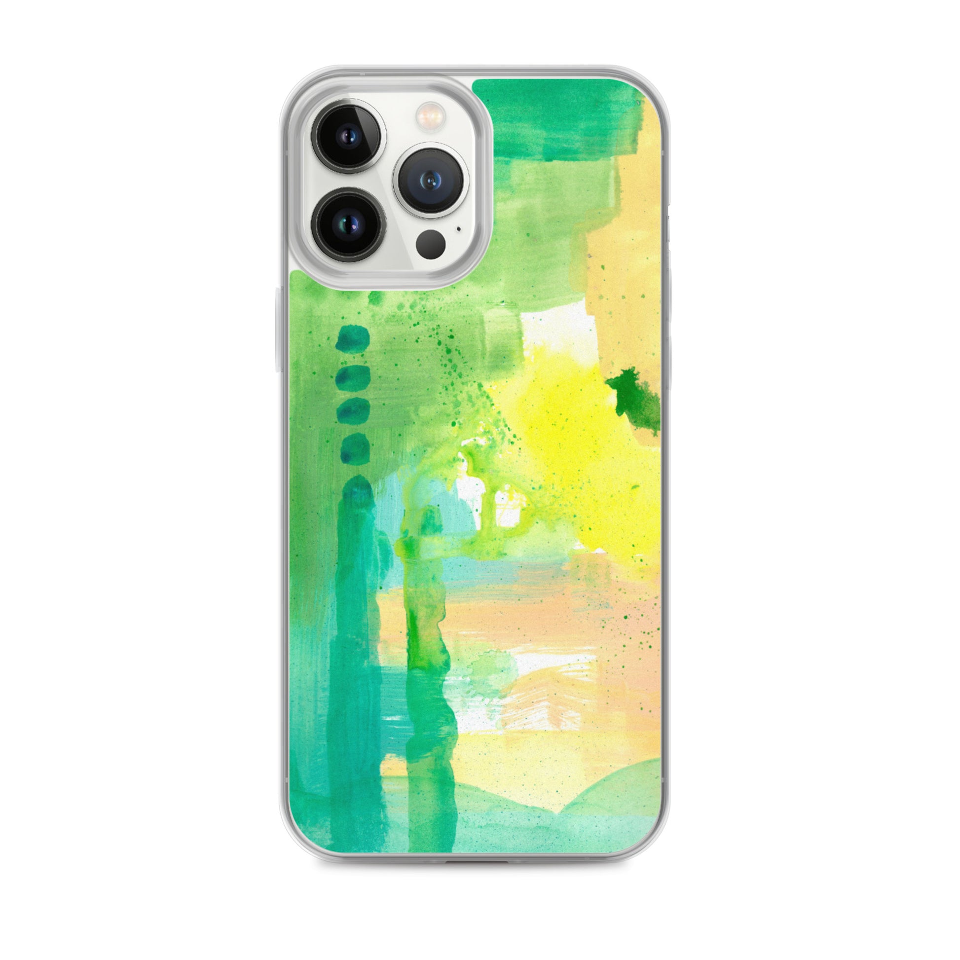 Aqua Abstract Design II Clear Case for iPhone® - Aquamarine Design - Artistic Gifts for Women - Art by Artist Tania Herrera from Aquamarine Design Studio