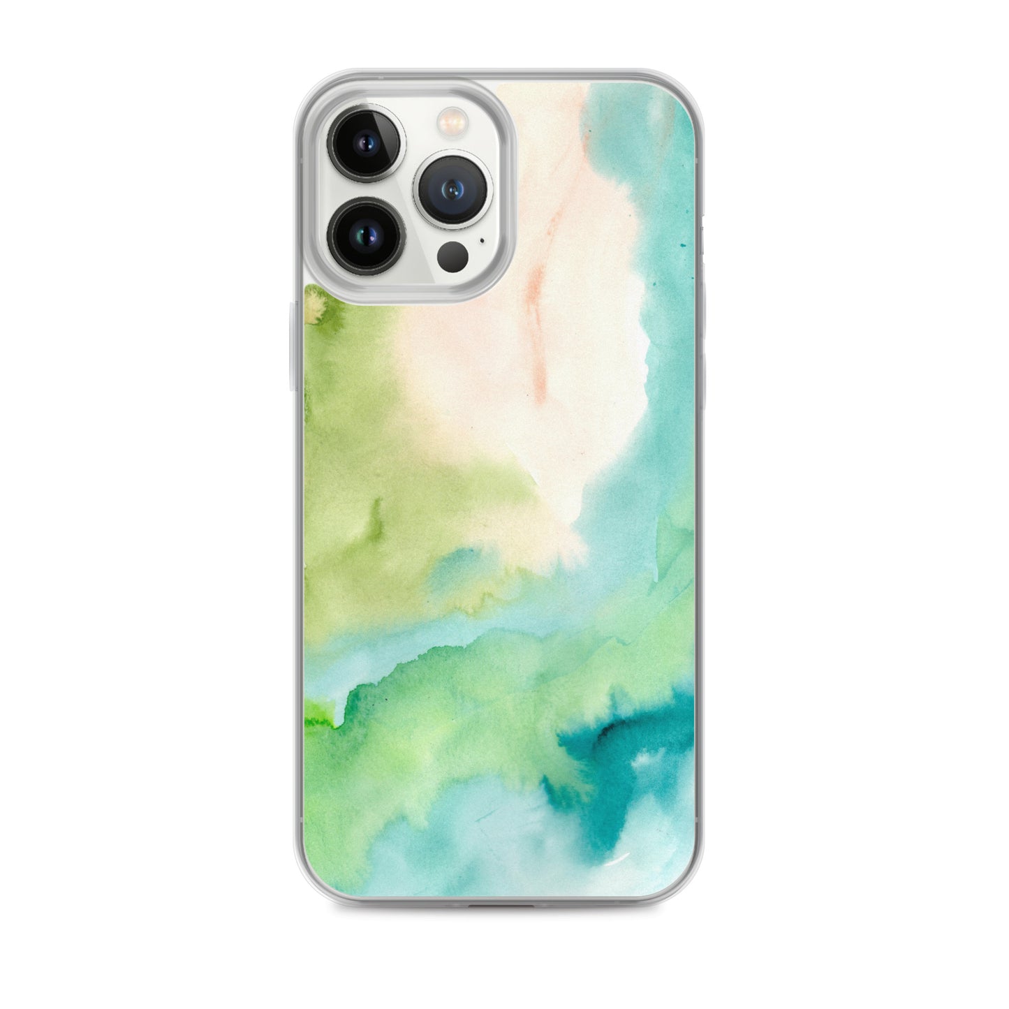 Soft Green Clear Case for iPhone® - Aquamarine Design - Artistic Gifts for Women - Art by Artist Tania Herrera from Aquamarine Design Studio