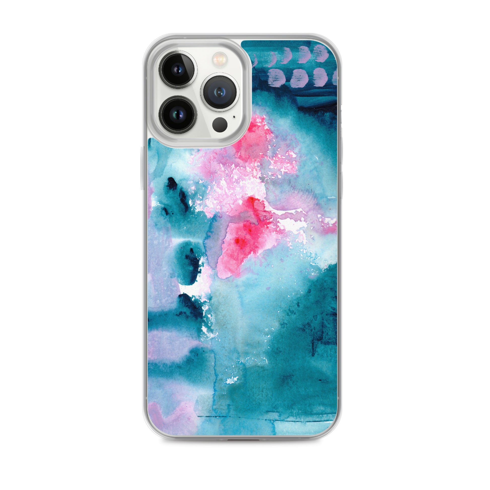 Magical Blue I Clear Case for iPhone® - Aquamarine Design - Artistic Gifts for Women - Art by Artist Tania Herrera from Aquamarine Design Studio
