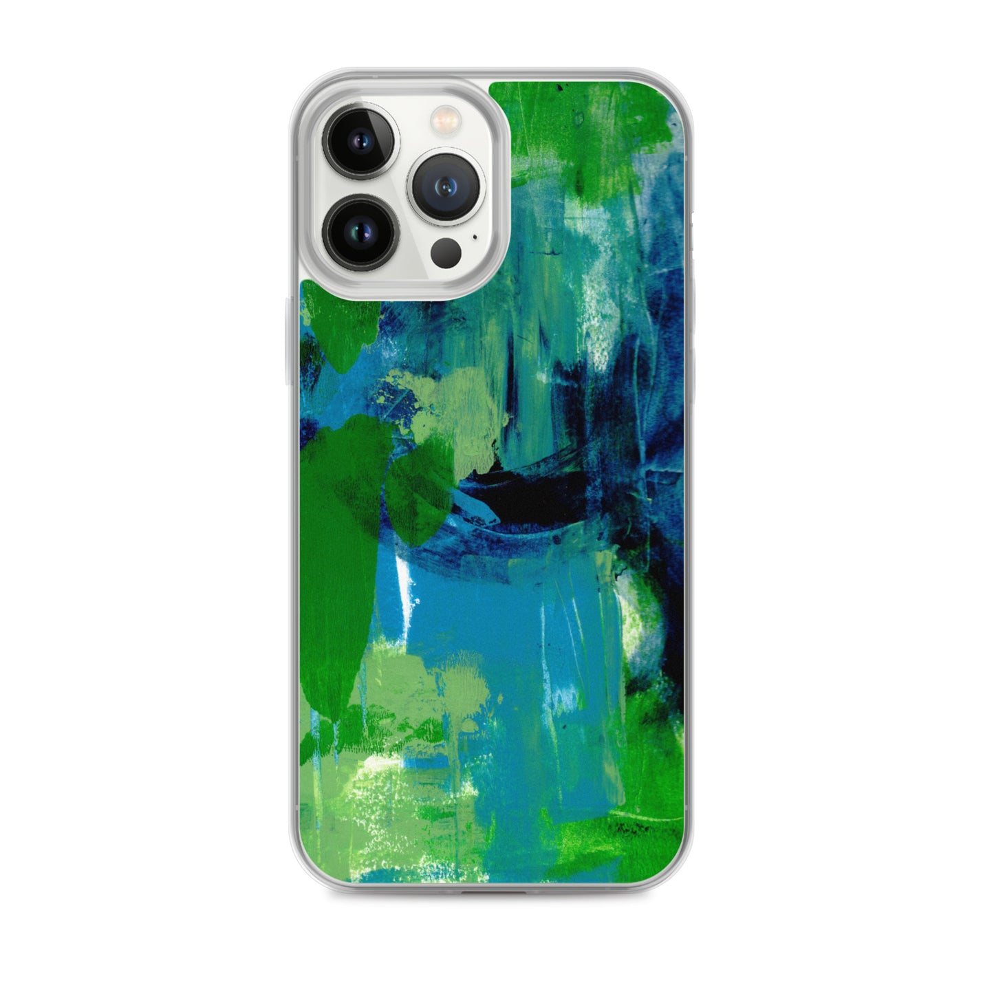 Cool Colors Clear Case for iPhone® - Aquamarine Design - Artistic Gifts for Women - Art by Artist Tania Herrera from Aquamarine Design Studio