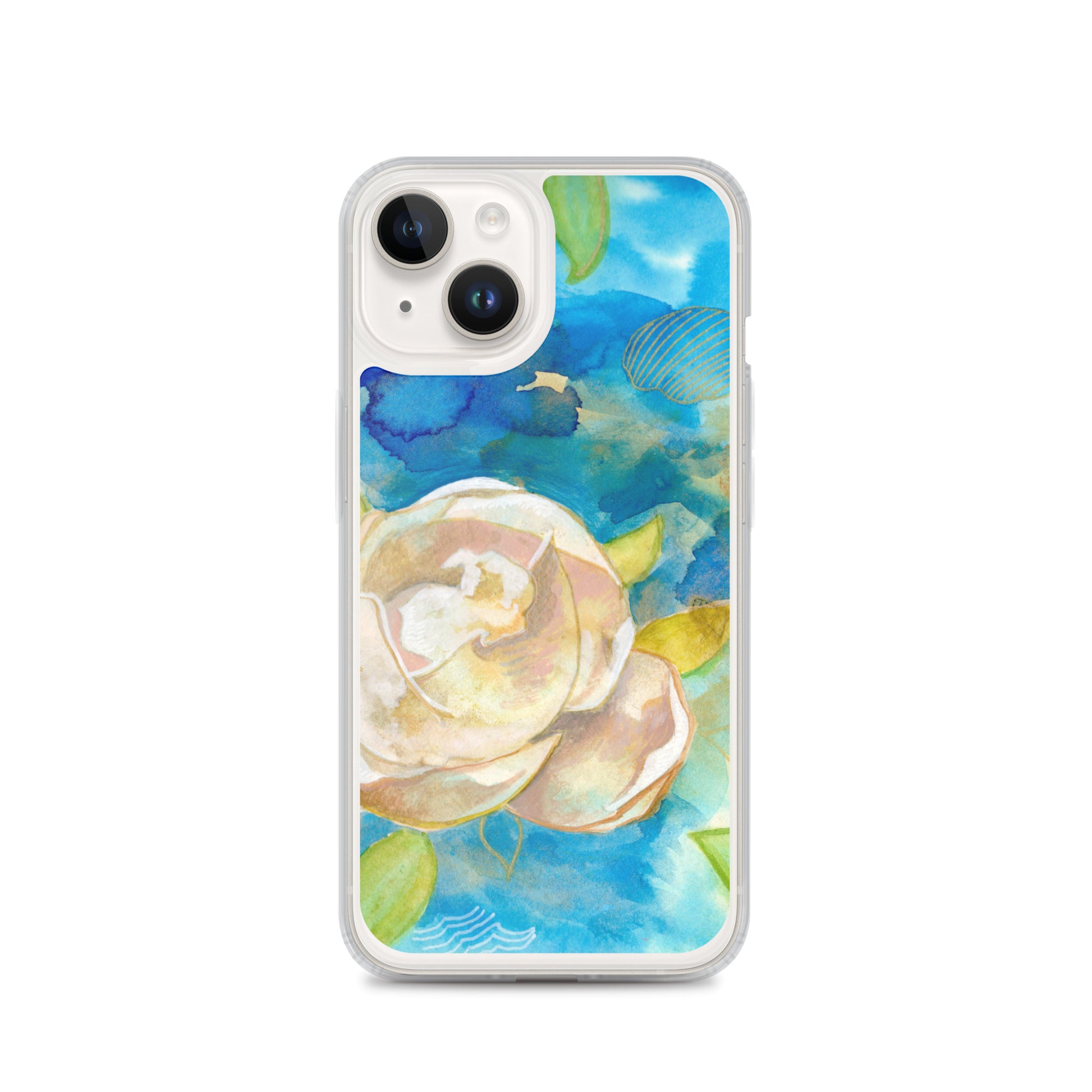 Clear Case for iPhone® - Aquamarine Design - Artistic Gifts for Women - Art by Artist Tania Herrera from Aquamarine Design Studio