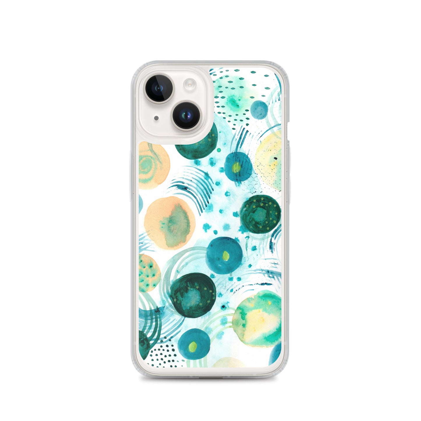 Geometrical Design Clear Case for iPhone® - Aquamarine Design - Artistic Gifts for Women - Art by Artist Tania Herrera from Aquamarine Design Studio