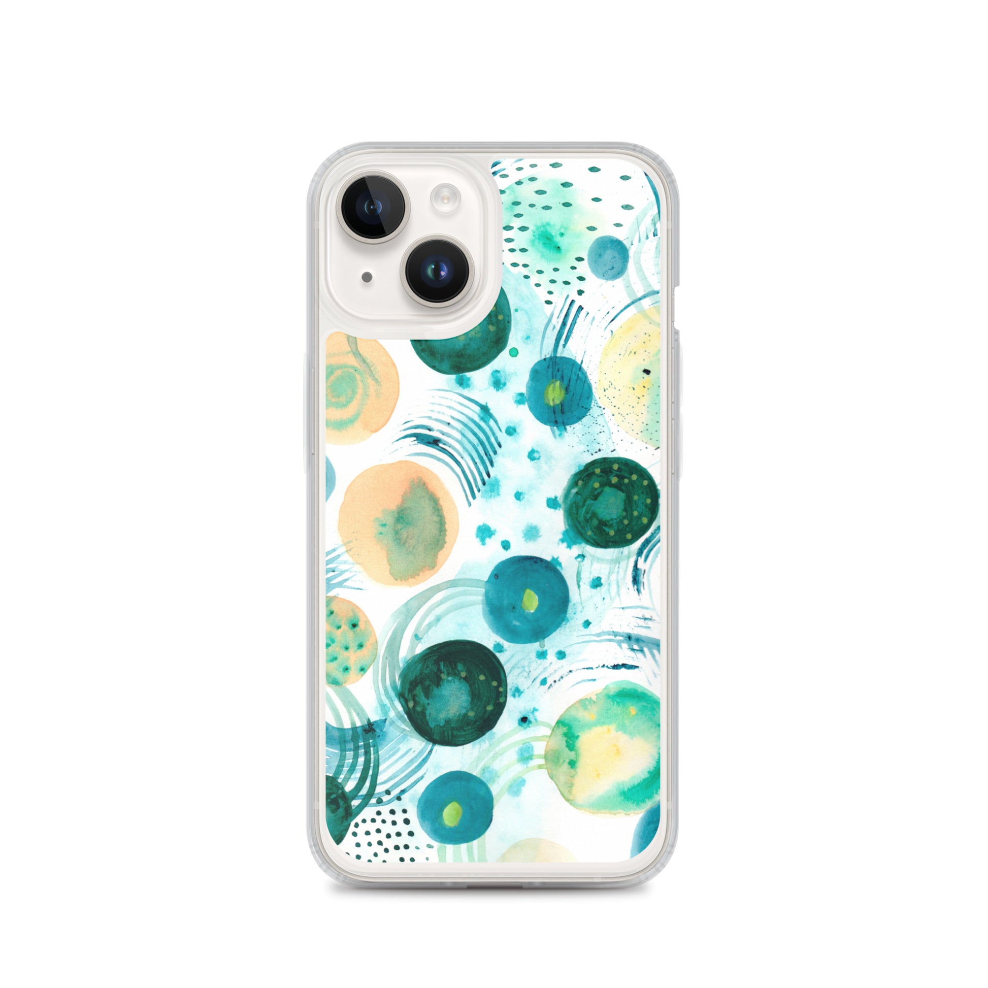 Geometrical Design Clear Case for iPhone® - Aquamarine Design - Artistic Gifts for Women - Art by Artist Tania Herrera from Aquamarine Design Studio