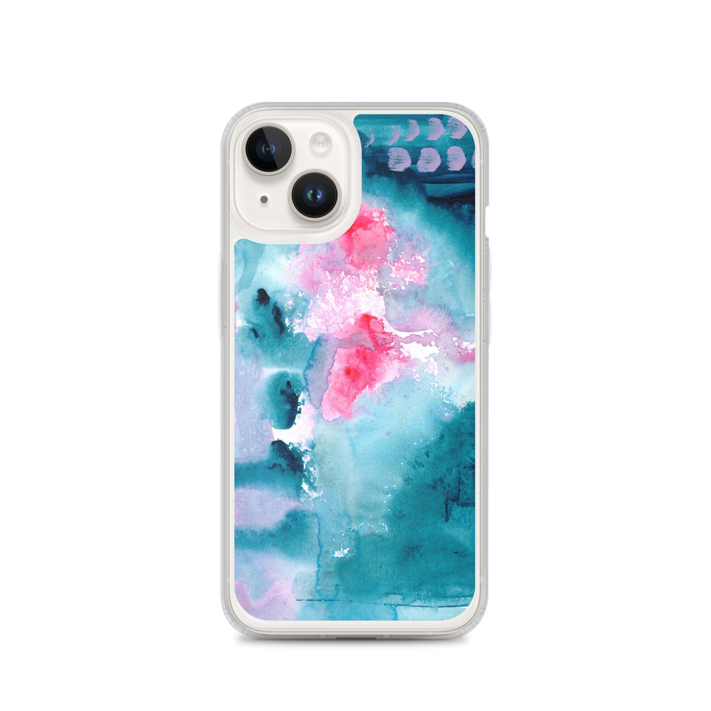 Magical Blue I Clear Case for iPhone® - Aquamarine Design - Artistic Gifts for Women - Art by Artist Tania Herrera from Aquamarine Design Studio