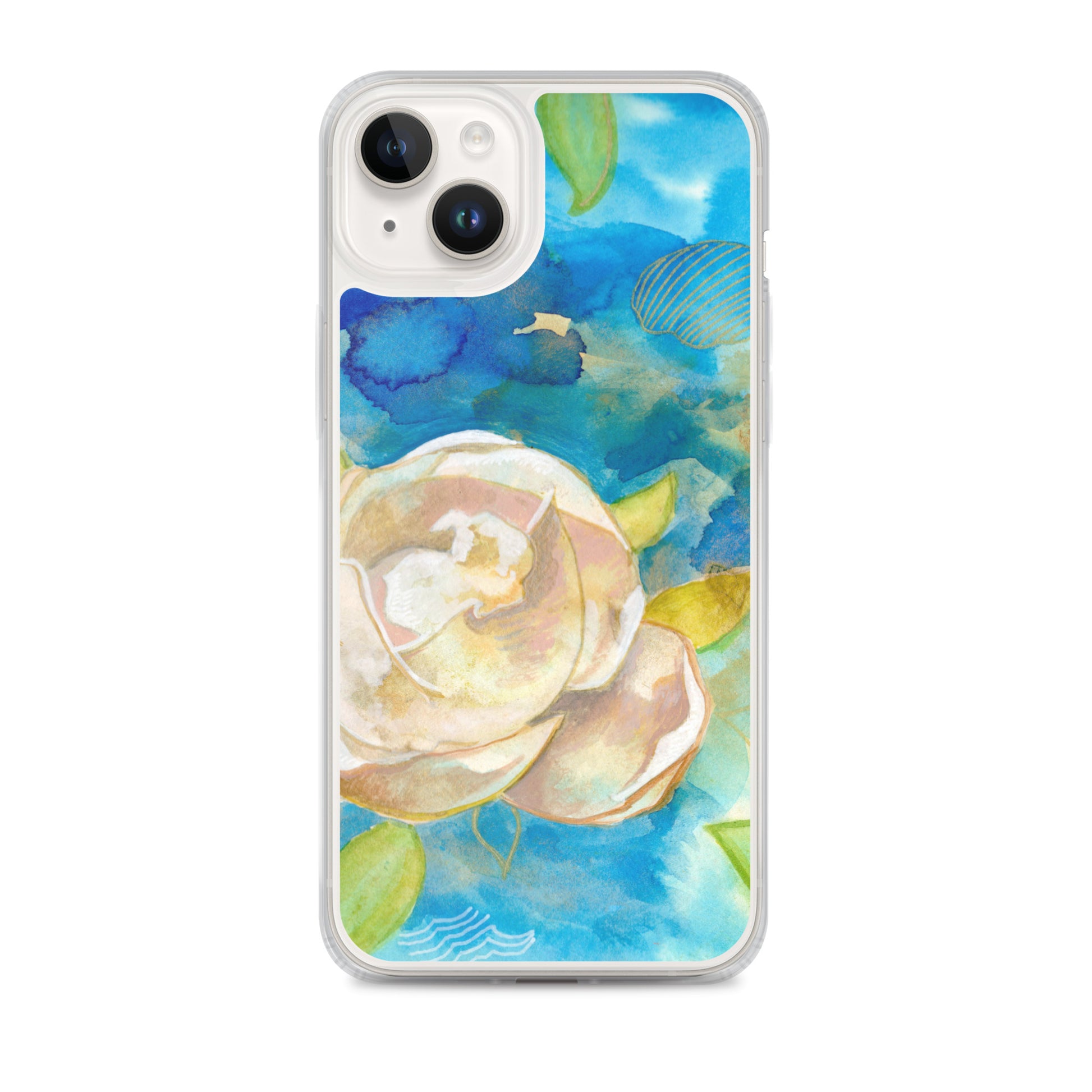 Clear Case for iPhone® - Aquamarine Design - Artistic Gifts for Women - Art by Artist Tania Herrera from Aquamarine Design Studio