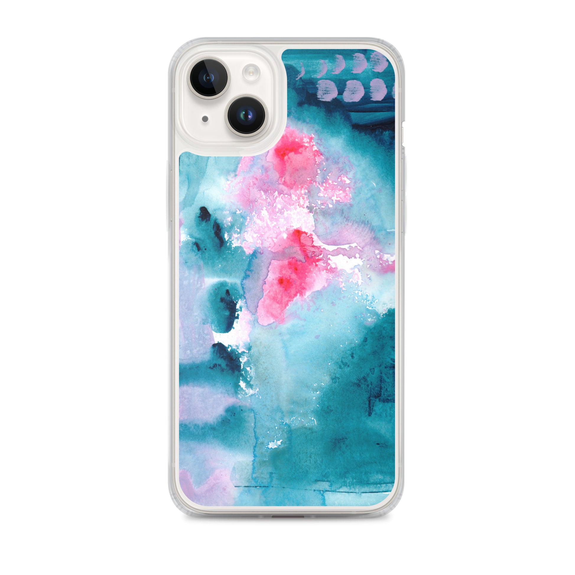 Magical Blue I Clear Case for iPhone® - Aquamarine Design - Artistic Gifts for Women - Art by Artist Tania Herrera from Aquamarine Design Studio