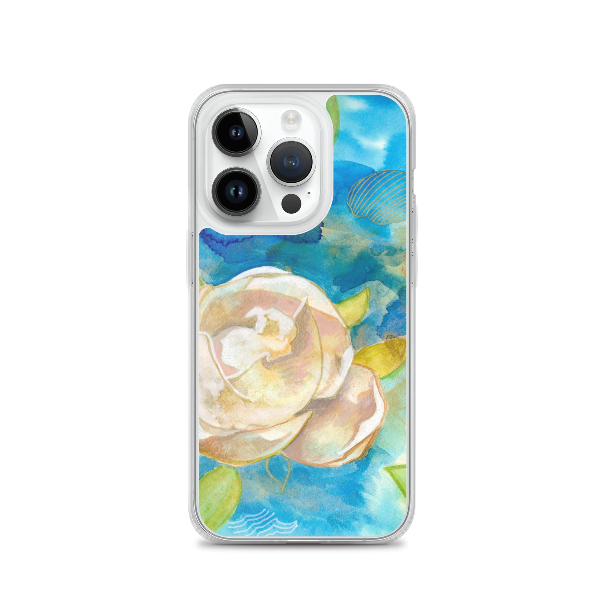 Clear Case for iPhone® - Aquamarine Design - Artistic Gifts for Women - Art by Artist Tania Herrera from Aquamarine Design Studio