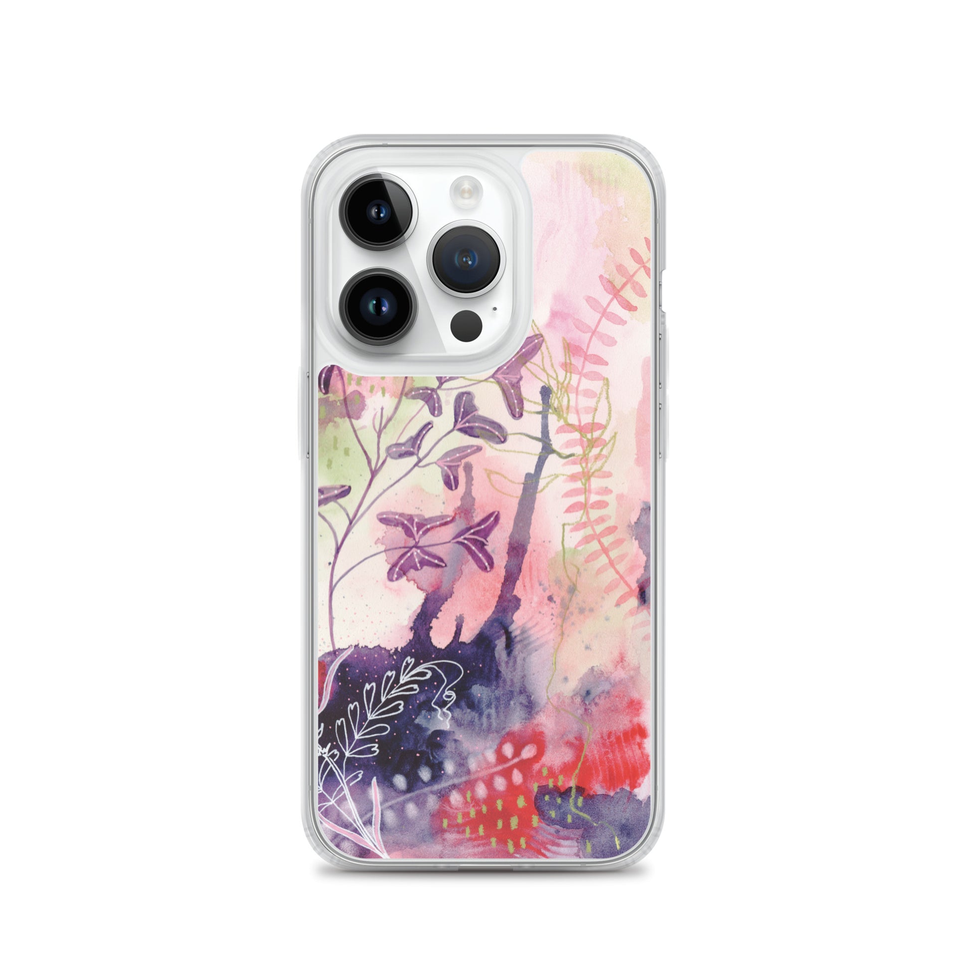 Playful Clear Case for iPhone® - Aquamarine Design - Artistic Gifts for Women - Art by Artist Tania Herrera from Aquamarine Design Studio