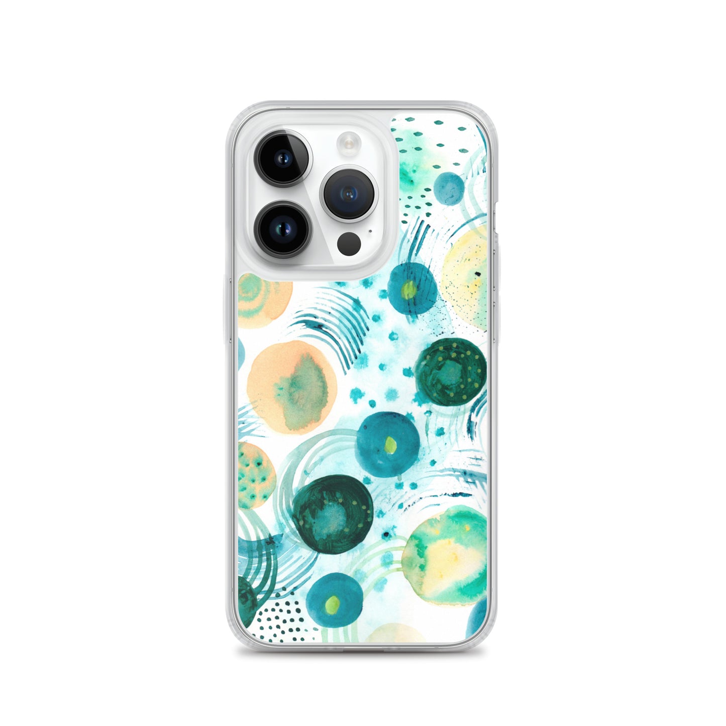 Geometrical Design Clear Case for iPhone® - Aquamarine Design - Artistic Gifts for Women - Art by Artist Tania Herrera from Aquamarine Design Studio