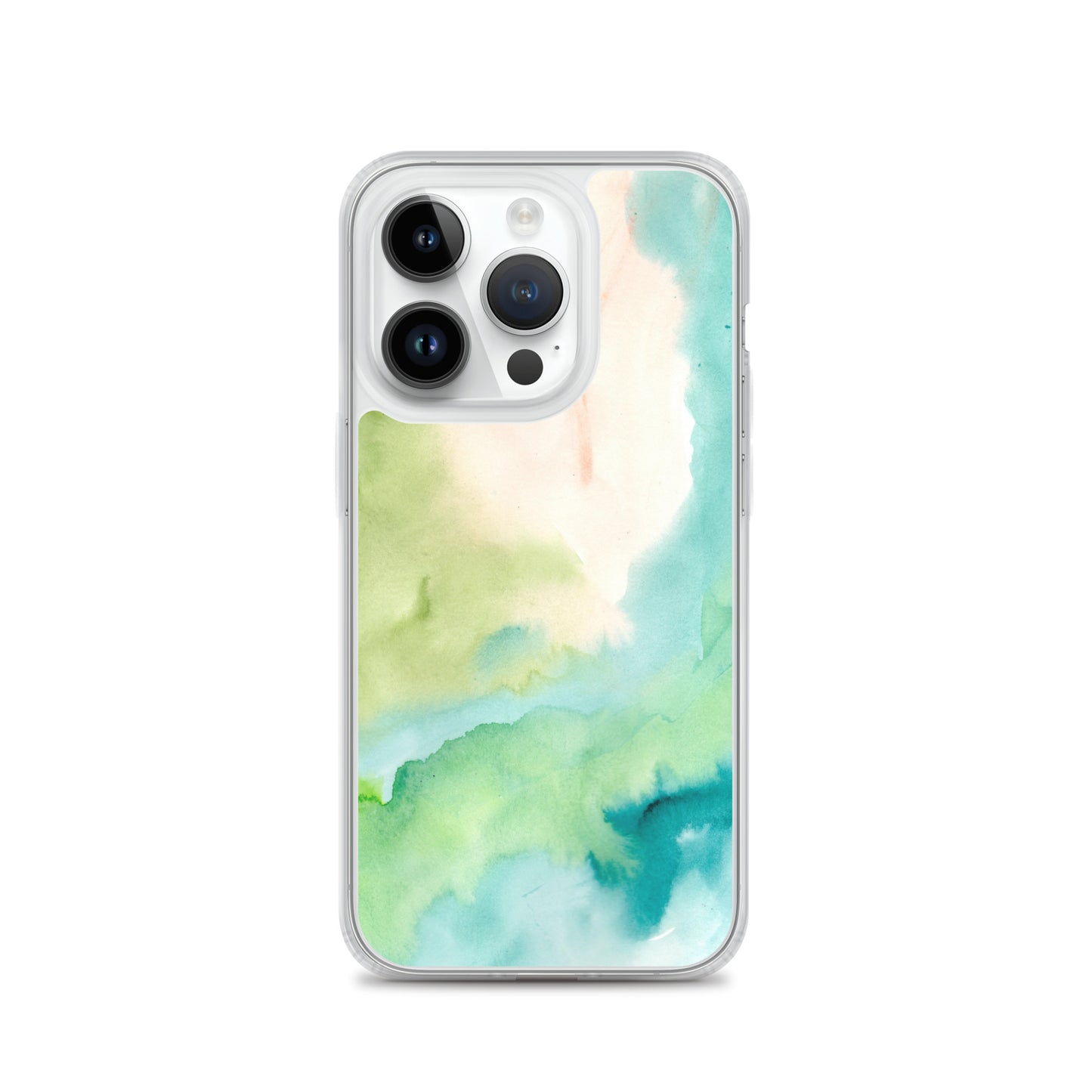 Soft Green Clear Case for iPhone® - Aquamarine Design - Artistic Gifts for Women - Art by Artist Tania Herrera from Aquamarine Design Studio