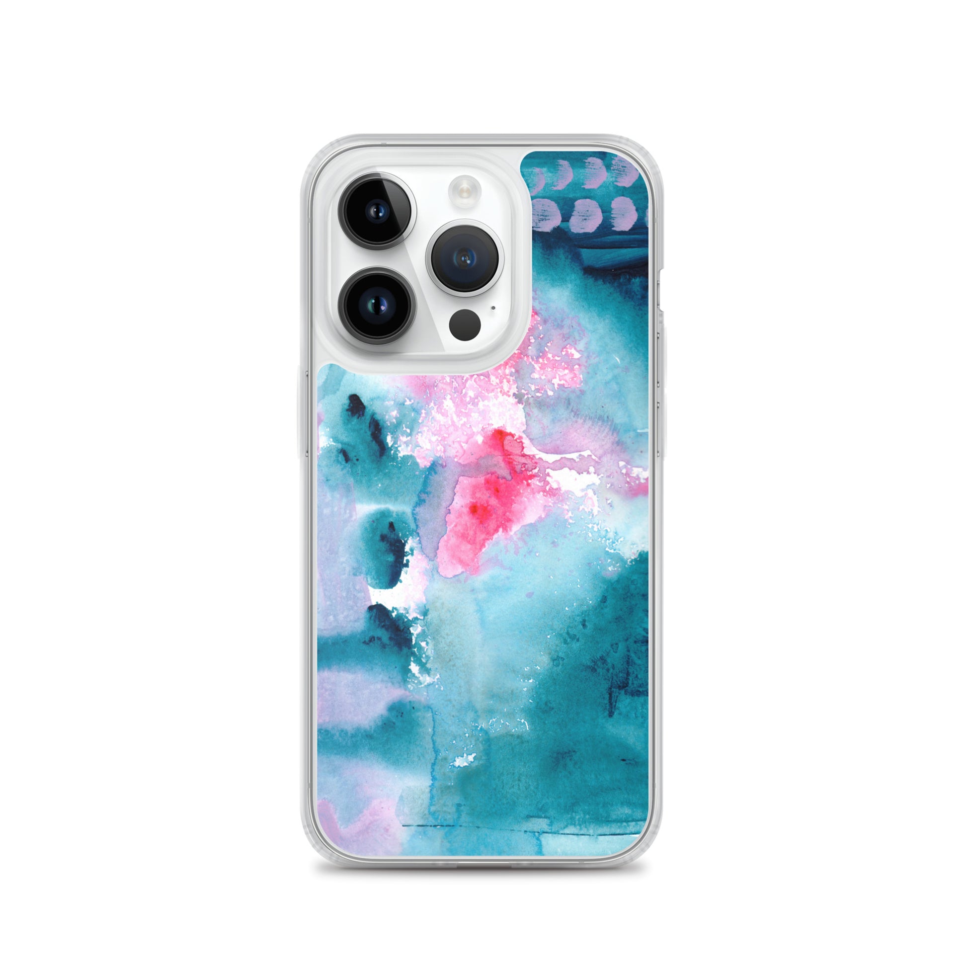 Magical Blue I Clear Case for iPhone® - Aquamarine Design - Artistic Gifts for Women - Art by Artist Tania Herrera from Aquamarine Design Studio