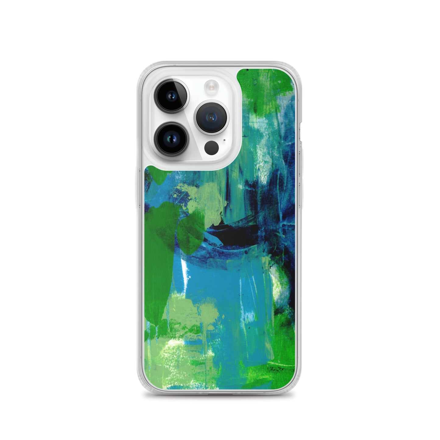 Cool Colors Clear Case for iPhone® - Aquamarine Design - Artistic Gifts for Women - Art by Artist Tania Herrera from Aquamarine Design Studio